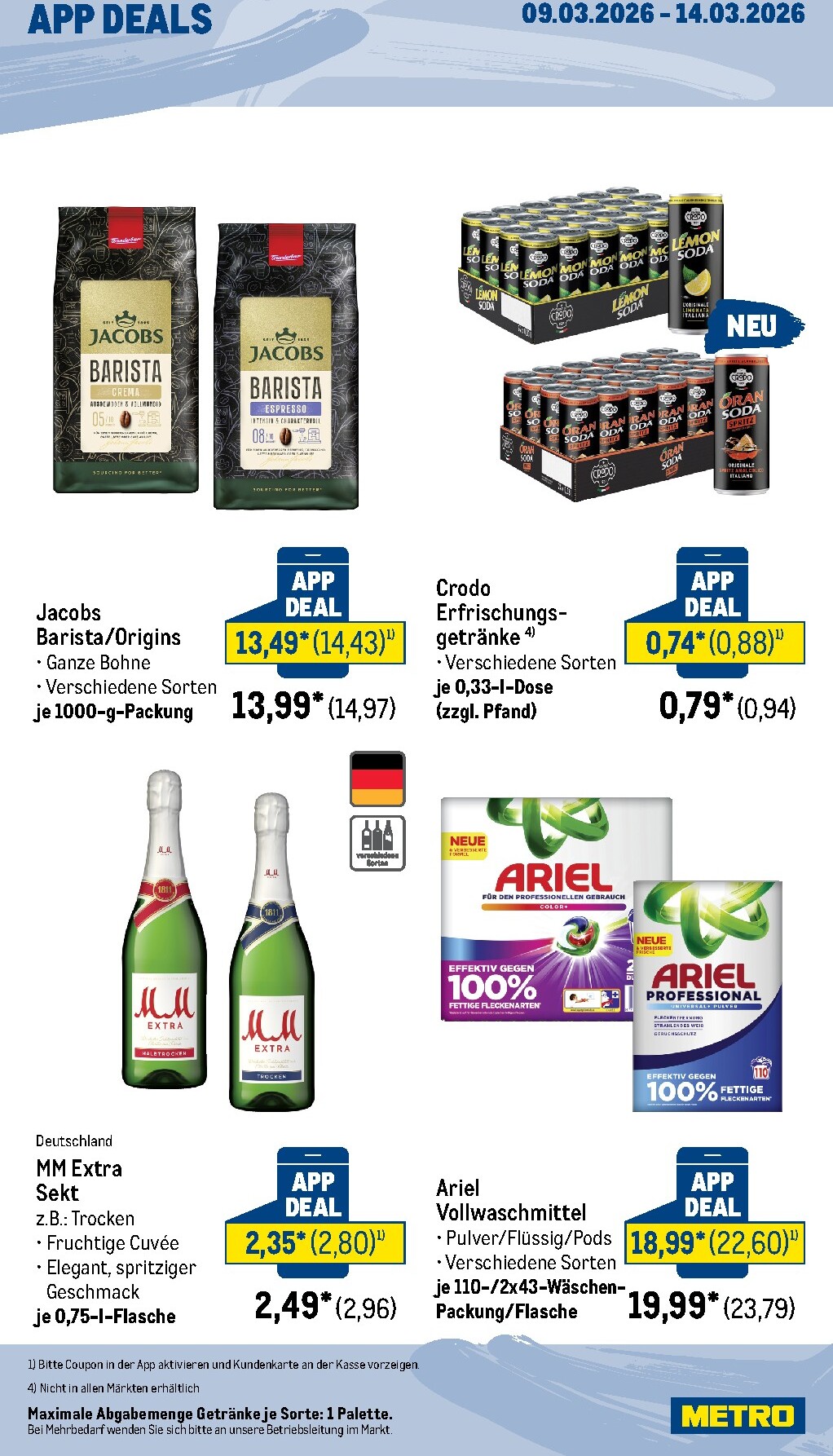 metro - Metro - App Deals-Prospekt gültig vom 09.03.2026 bis 14.03.2026 - page: 2