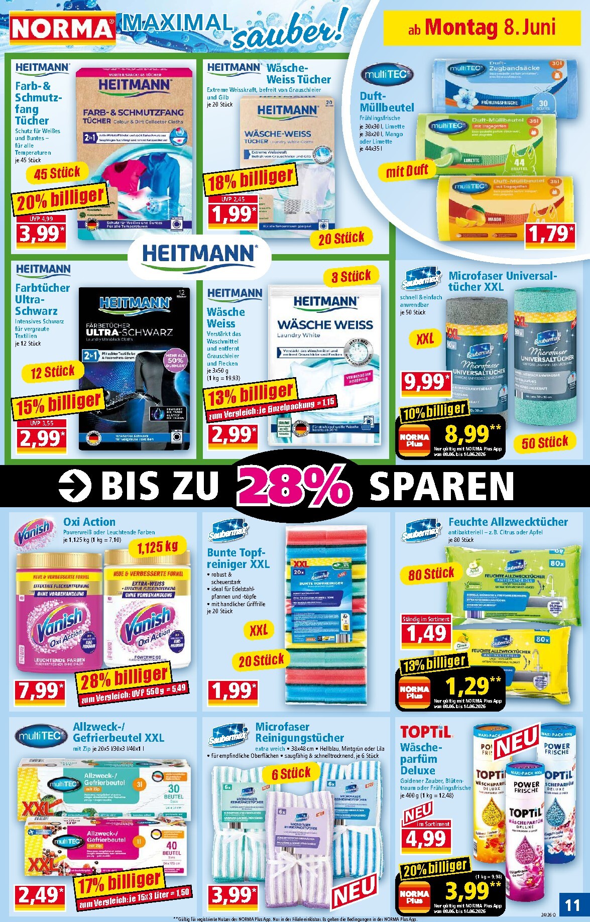 norma - Norma Prospekt nächste Woche – von Montag 08.06.2026 bis Samstag 13.06.2026 - page: 11