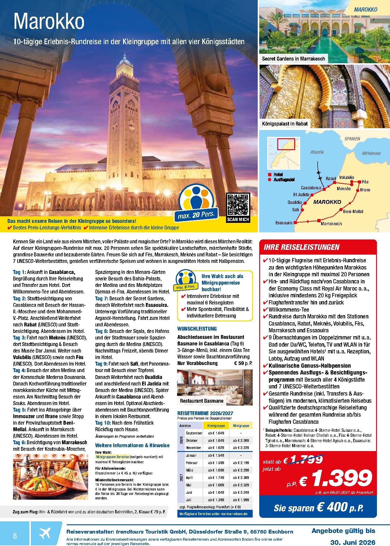 norma - Norma - Reisen Prospekt – von Montag 01.06.2026 bis Dienstag 30.06.2026 - page: 8