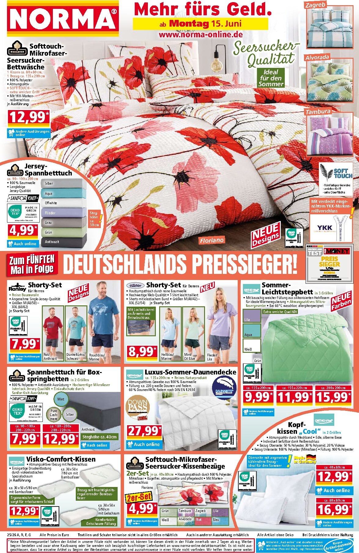 norma - Norma Prospekt nächste Woche – von Montag 15.06.2026 bis Sonntag 21.06.2026