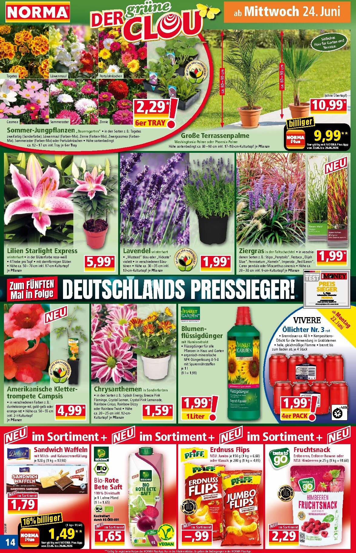 norma - Norma Prospekt nächste Woche – von Montag 22.06.2026 bis Samstag 27.06.2026 - page: 14