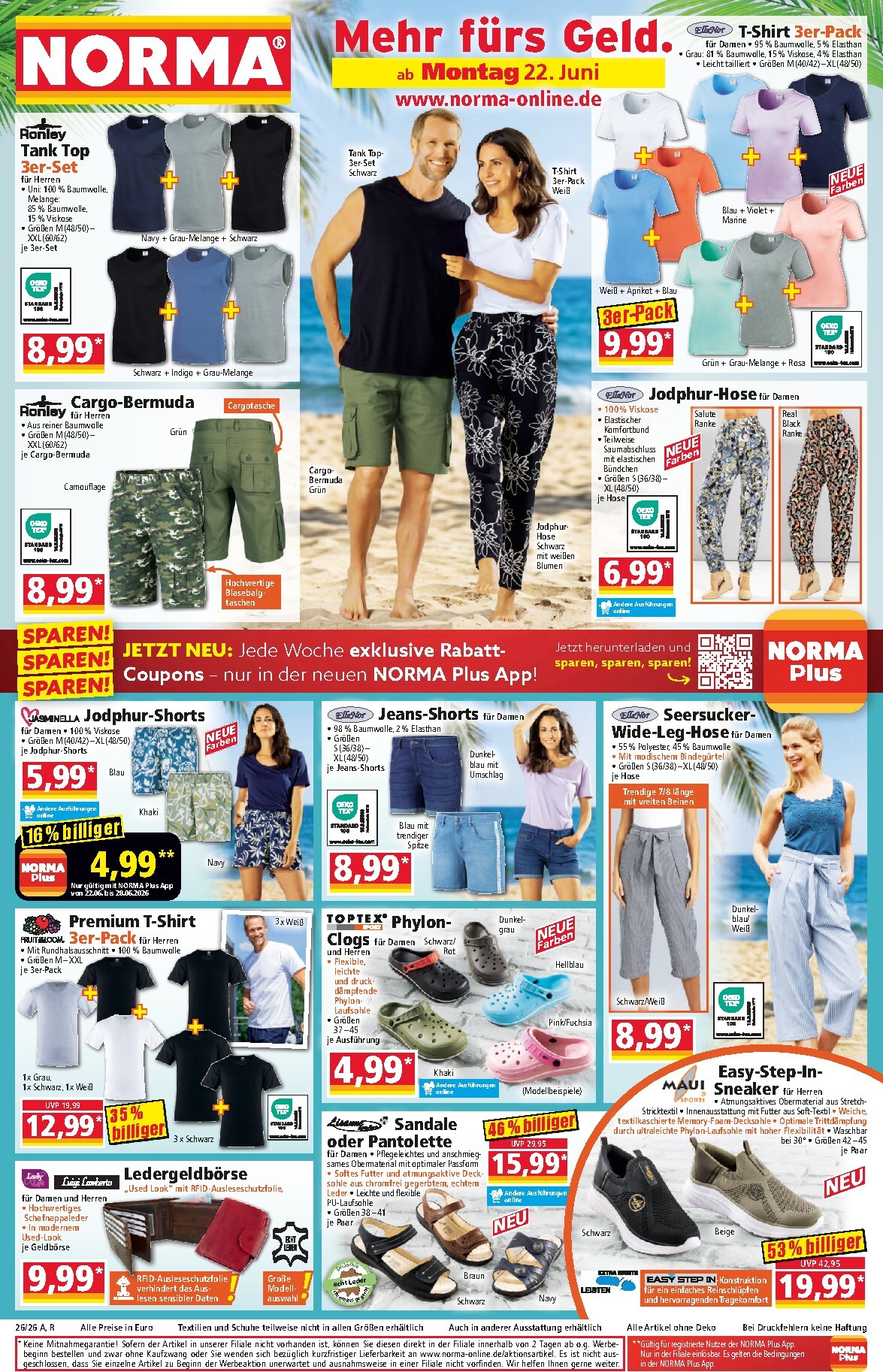 norma - Norma Prospekt nächste Woche – von Montag 22.06.2026 bis Samstag 27.06.2026