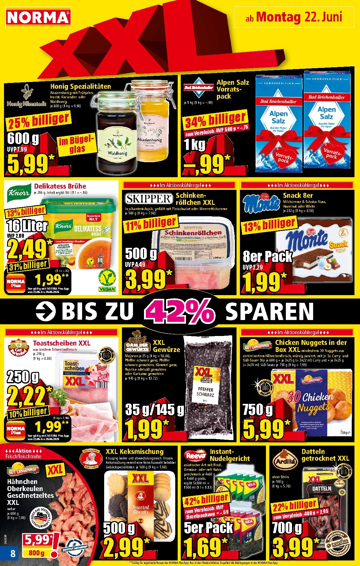 norma - Norma Prospekt nächste Woche – von Montag 22.06.2026 bis Samstag 27.06.2026 - page: 8