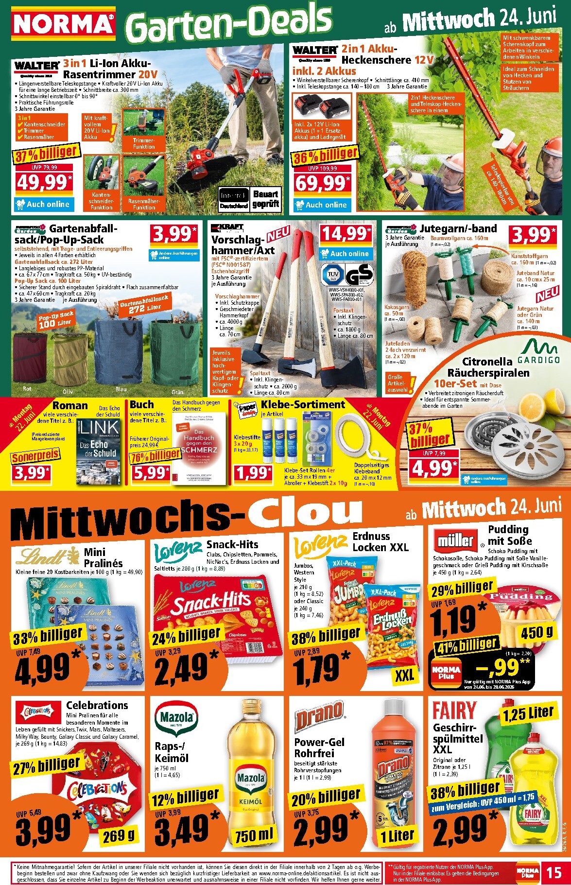 norma - Norma Prospekt nächste Woche – von Montag 22.06.2026 bis Samstag 27.06.2026 - page: 15