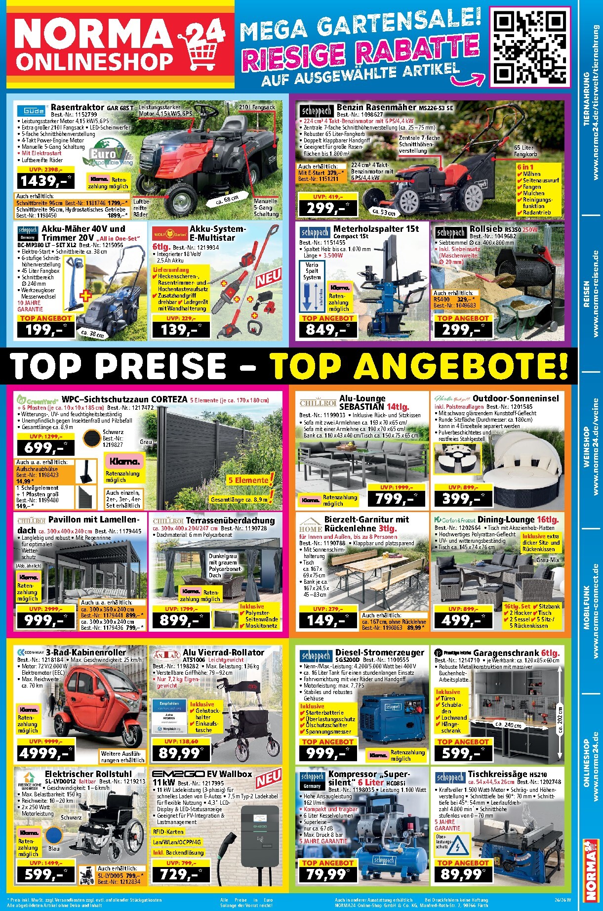 norma - Norma24 - Onlineshop Prospekt nächste Woche – von Montag 22.06.2026 bis Sonntag 28.06.2026 - page: 1