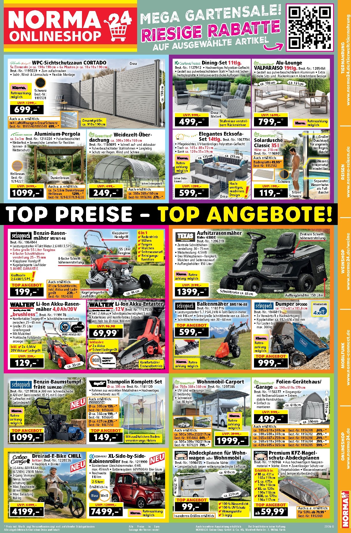 norma - Norma24 - Onlineshop Prospekt nächste Woche – von Montag 29.06.2026 bis Sonntag 05.07.2026