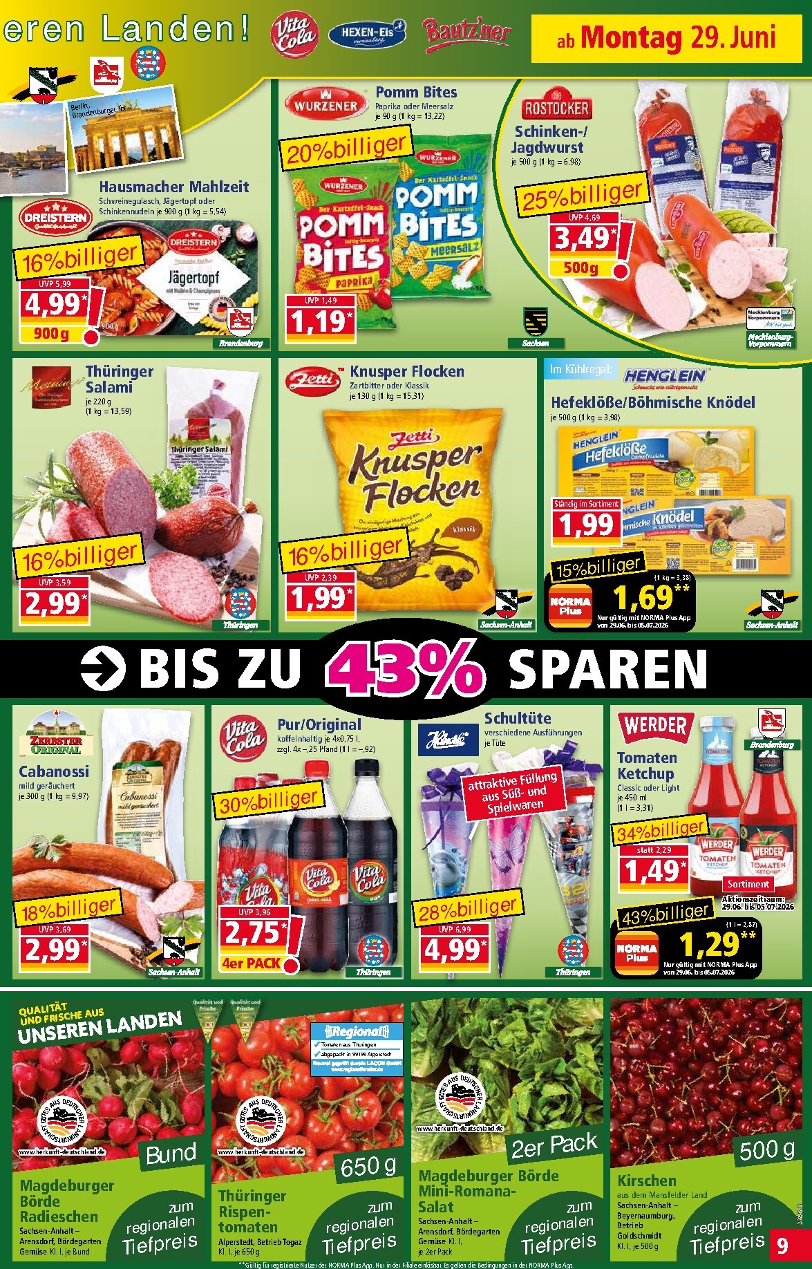 norma - Norma Prospekt nächste Woche – von Montag 29.06.2026 bis Sonntag 05.07.2026 - page: 9