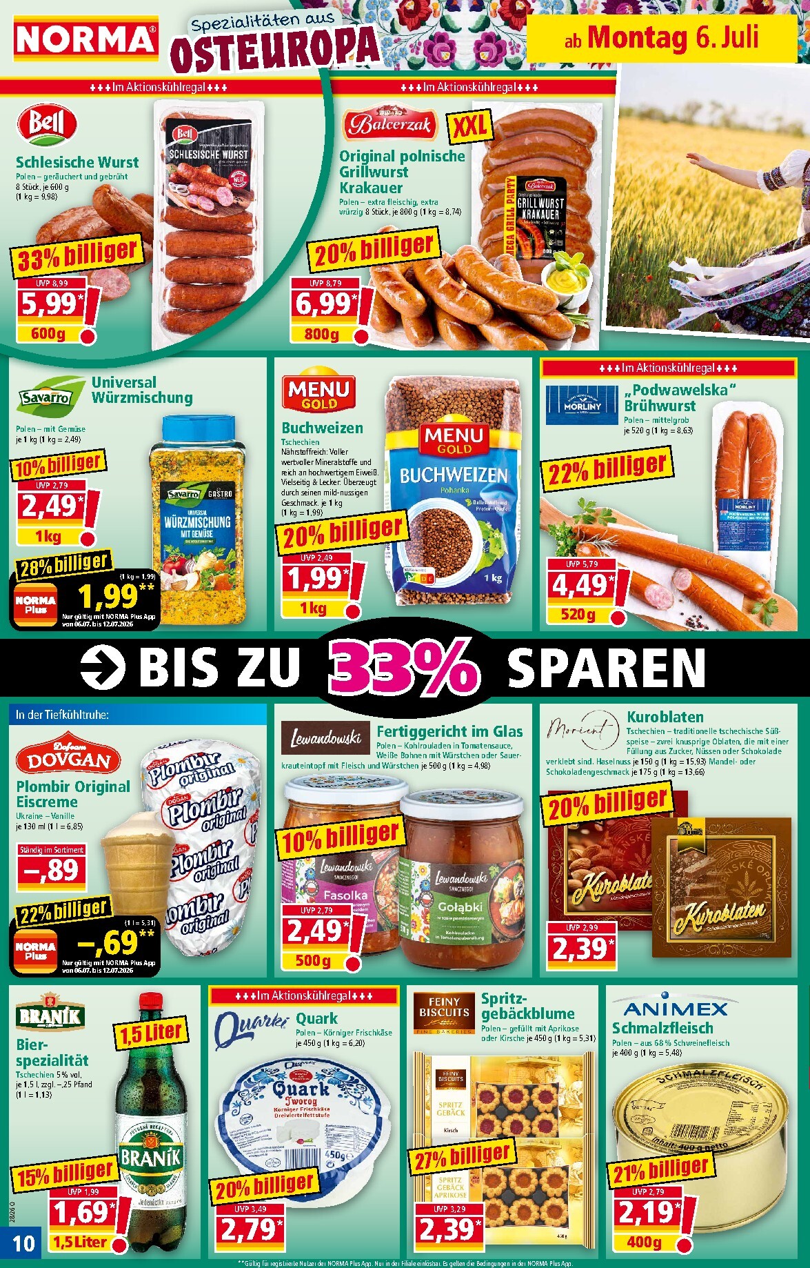 norma - Norma Prospekt nächste Woche – von Montag 06.07.2026 bis Samstag 11.07.2026 - page: 10