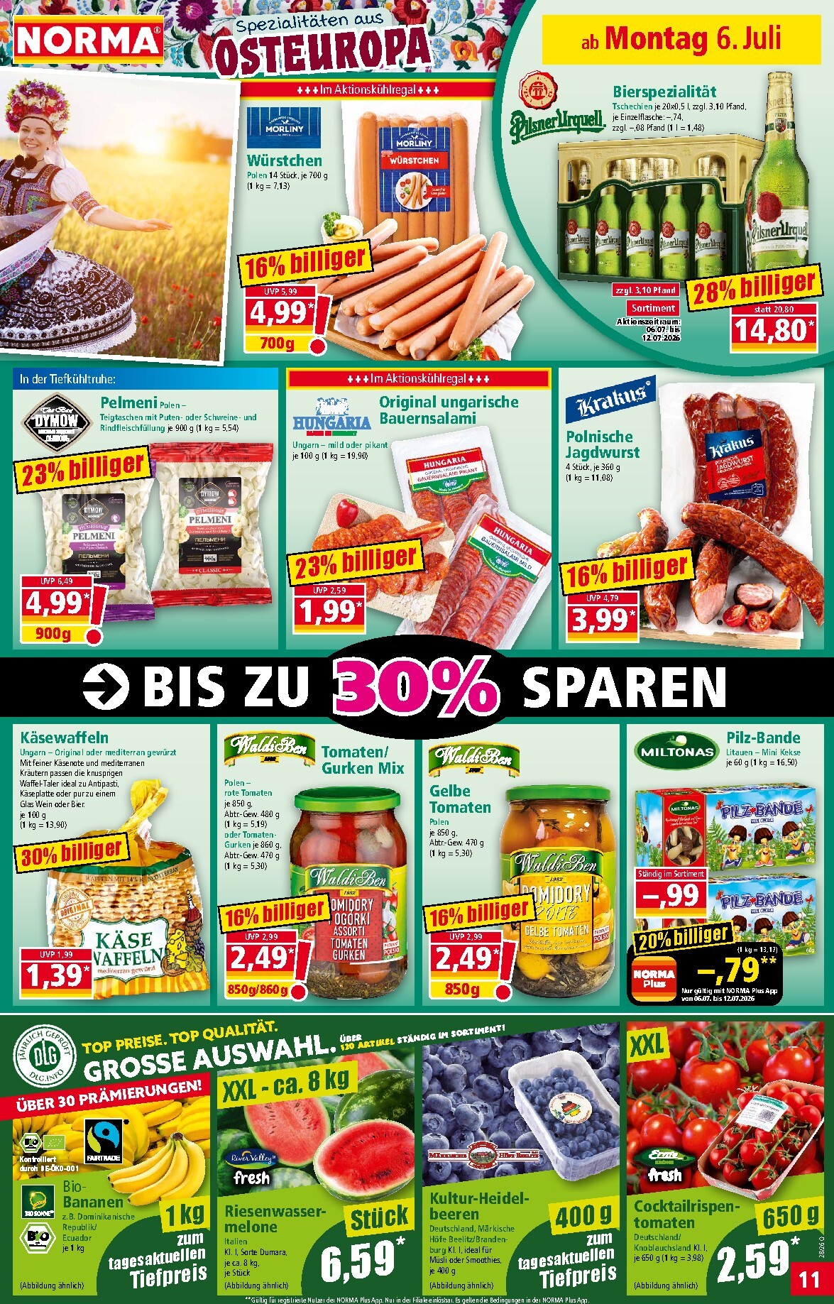 norma - Norma Prospekt nächste Woche – von Montag 06.07.2026 bis Samstag 11.07.2026 - page: 11