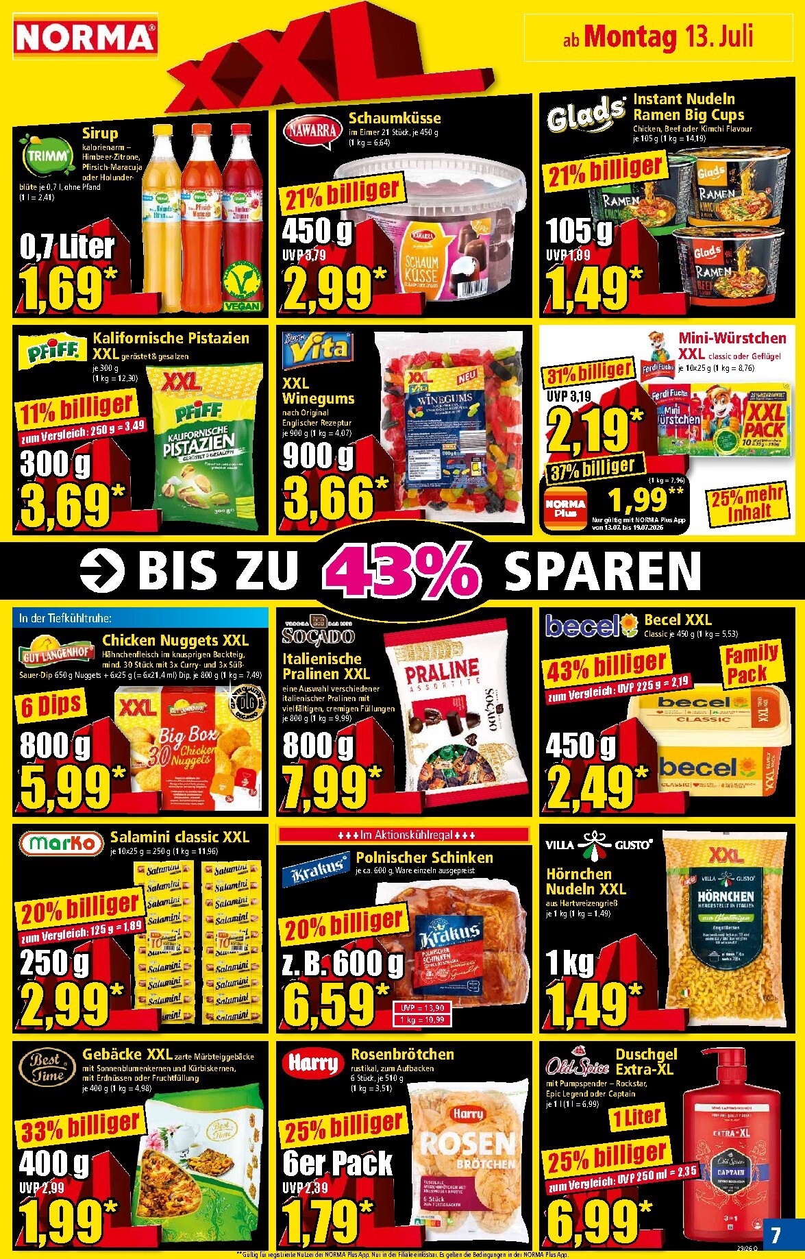 norma - Norma Prospekt nächste Woche – von Montag 13.07.2026 bis Samstag 18.07.2026 - page: 7