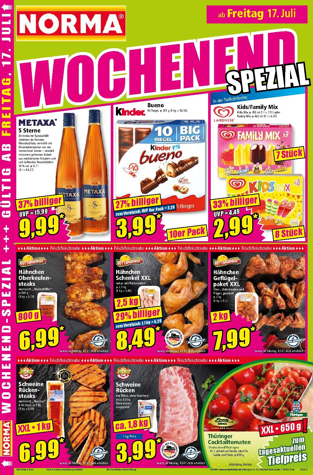 norma - Norma Prospekt nächste Woche – von Montag 13.07.2026 bis Samstag 18.07.2026 - page: 16