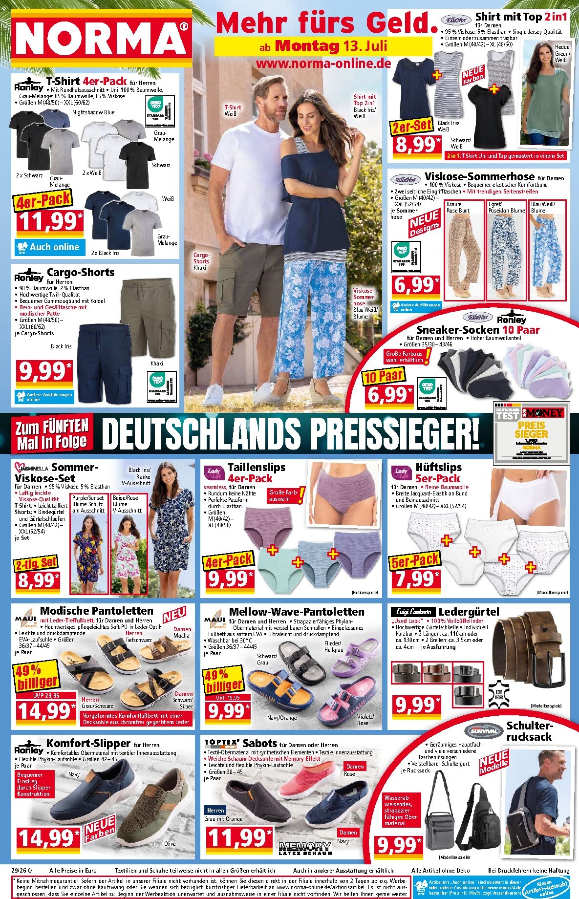 norma - Norma Prospekt nächste Woche – von Montag 13.07.2026 bis Samstag 18.07.2026