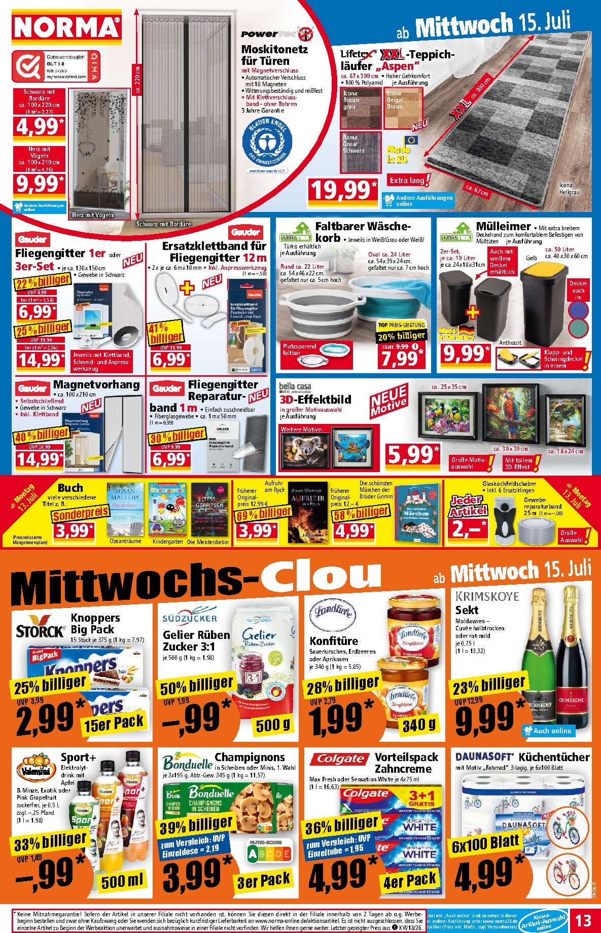 norma - Norma Prospekt nächste Woche – von Montag 13.07.2026 bis Samstag 18.07.2026 - page: 13