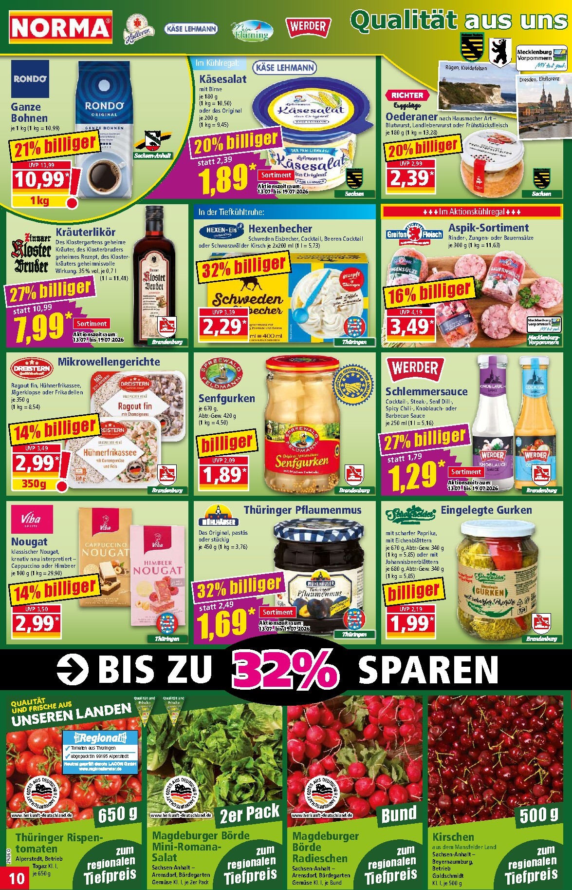 norma - Norma Prospekt nächste Woche – von Montag 13.07.2026 bis Samstag 18.07.2026 - page: 10