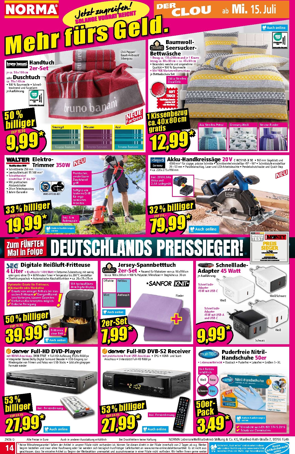 norma - Norma Prospekt nächste Woche – von Montag 13.07.2026 bis Samstag 18.07.2026 - page: 14