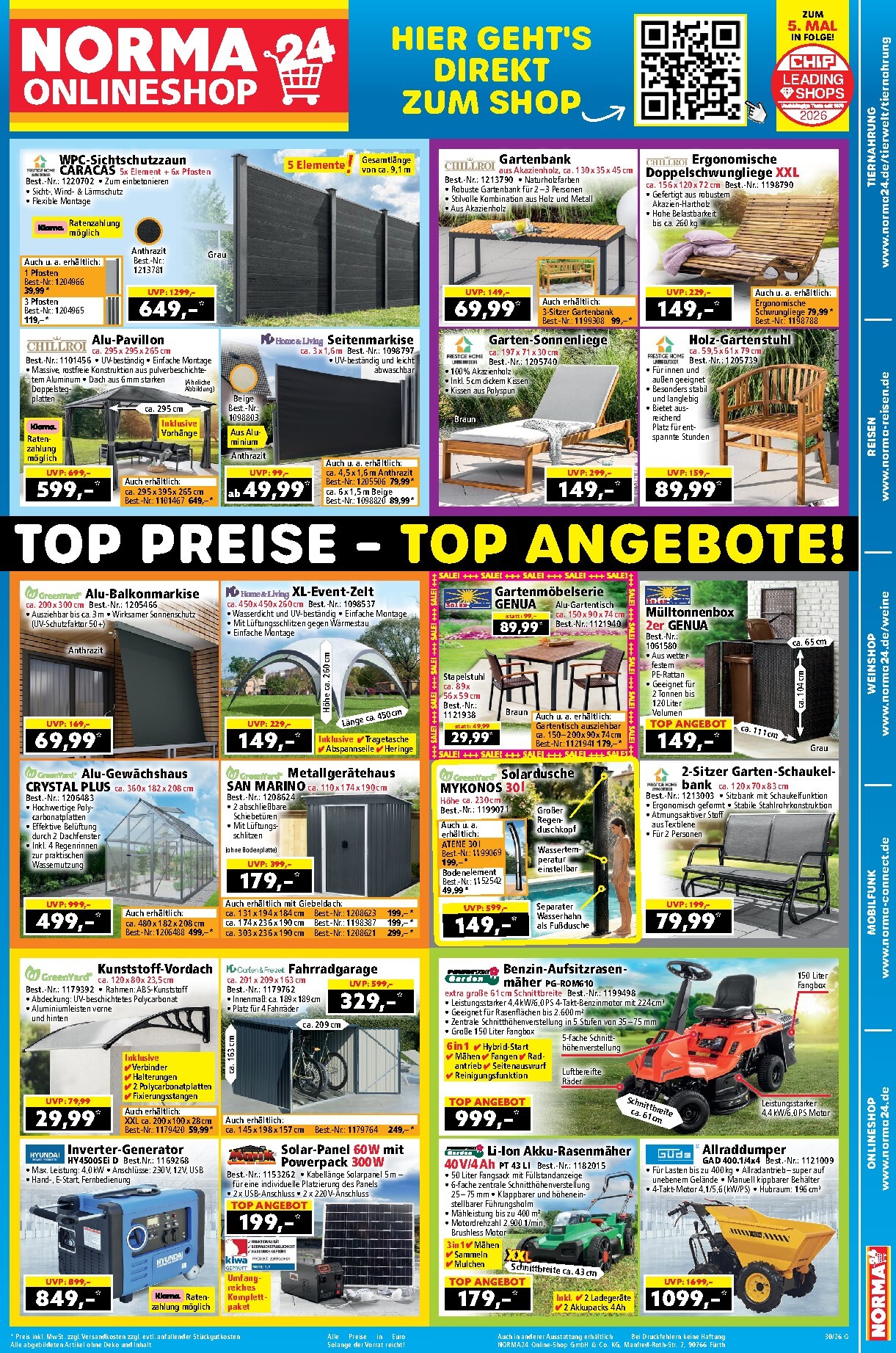 norma - Norma - Onlineshop Prospekt nächste Woche – von Montag 20.07.2026 bis Samstag 25.07.2026