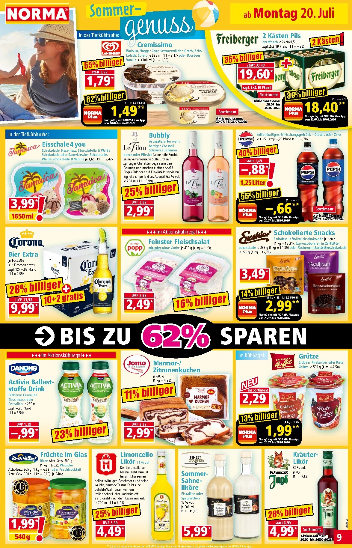 norma - Norma Prospekt nächste Woche – von Montag 20.07.2026 bis Samstag 25.07.2026 - page: 9