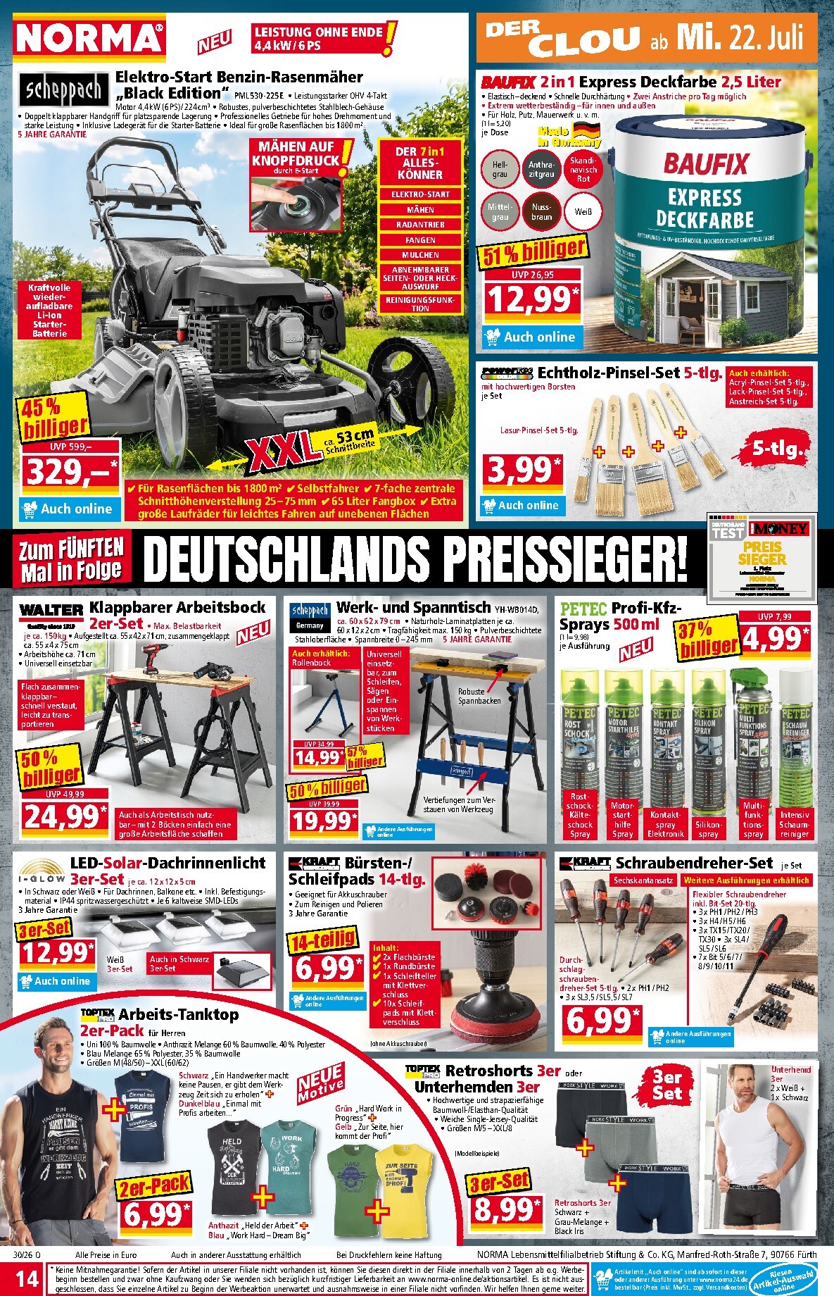 norma - Norma Prospekt nächste Woche – von Montag 20.07.2026 bis Samstag 25.07.2026 - page: 14