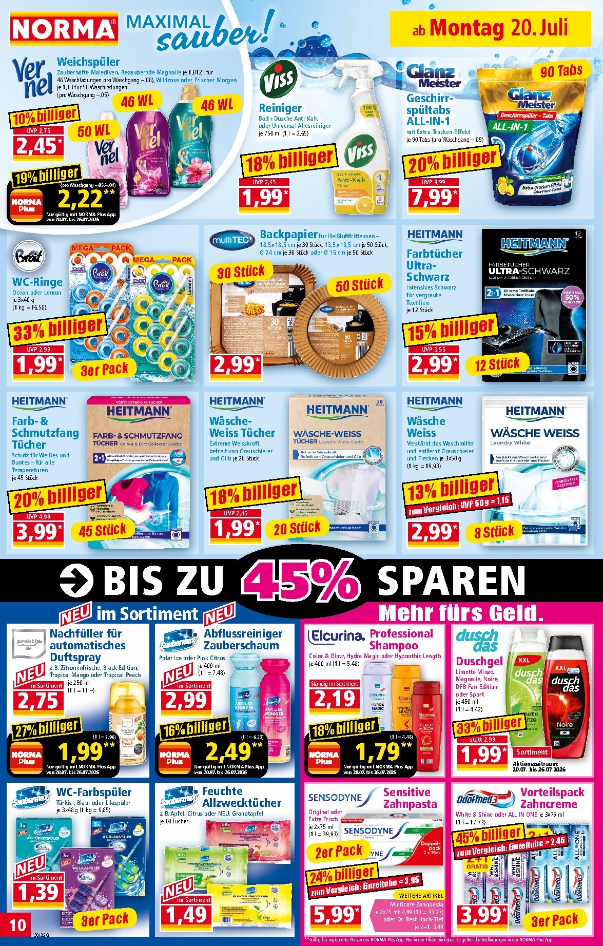 norma - Norma Prospekt nächste Woche – von Montag 20.07.2026 bis Samstag 25.07.2026 - page: 10