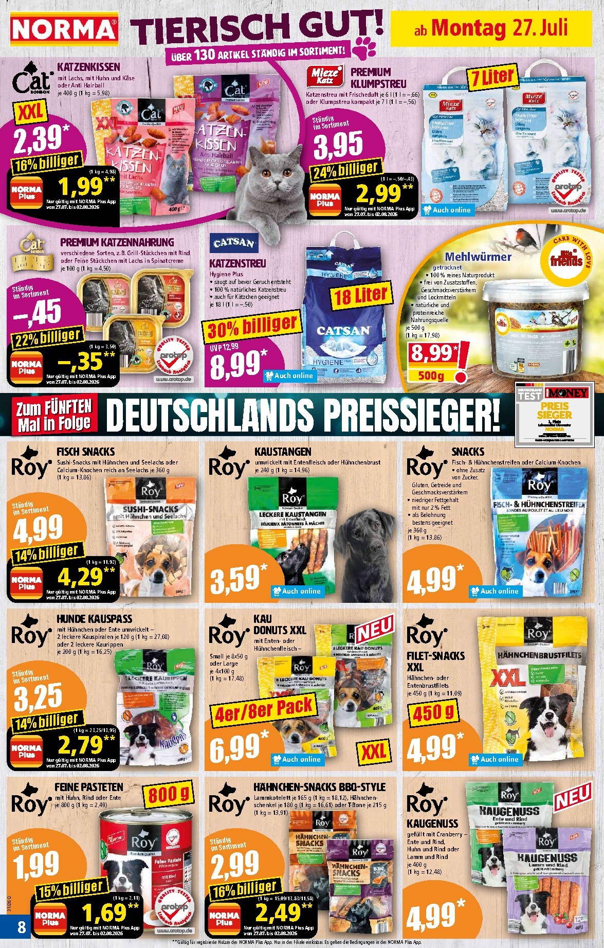 norma - Norma Prospekt nächste Woche – von Montag 27.07.2026 bis Samstag 01.08.2026 - page: 7