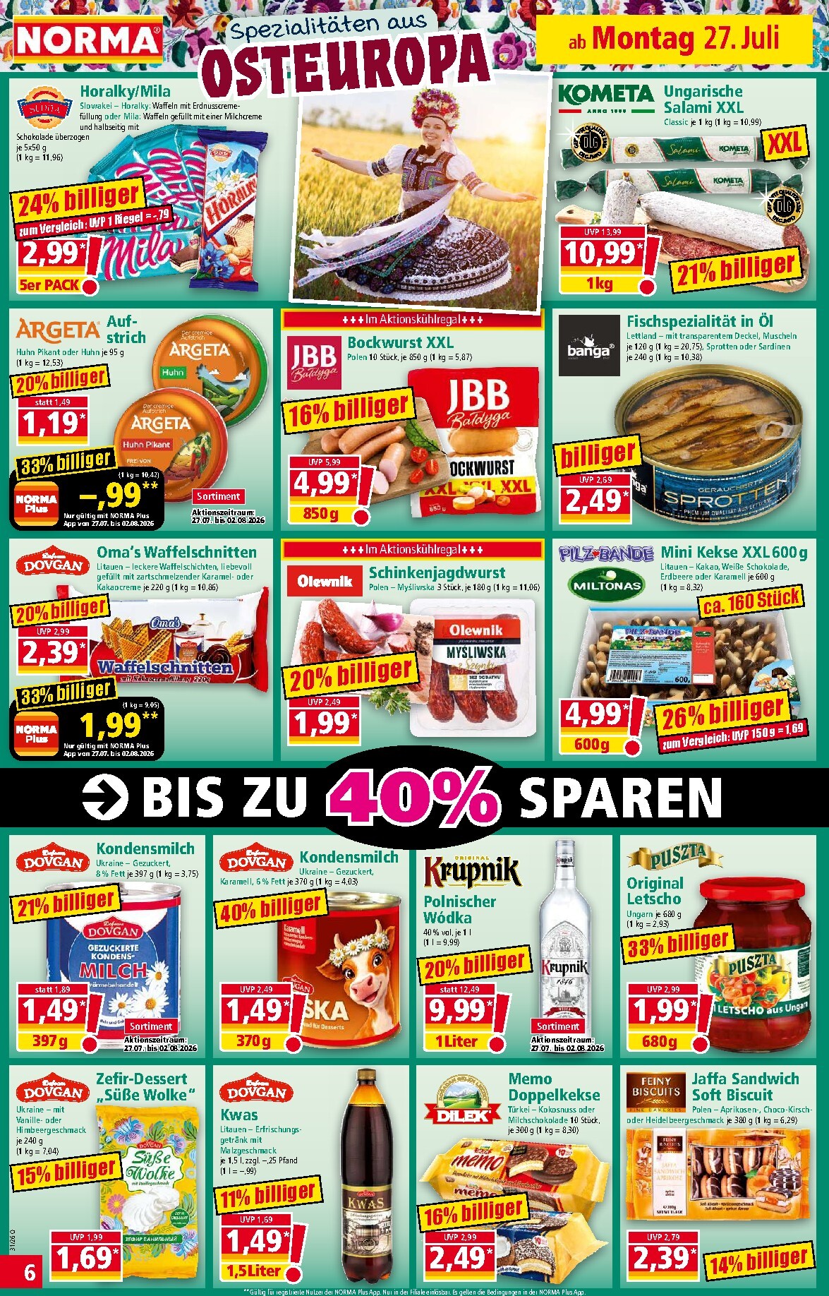 norma - Norma Prospekt nächste Woche – von Montag 27.07.2026 bis Samstag 01.08.2026 - page: 12
