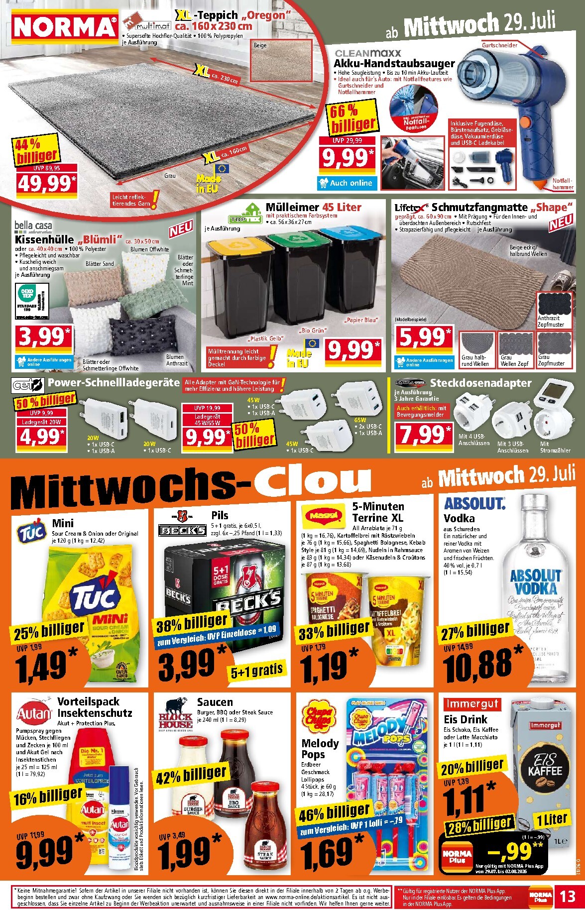 norma - Norma Prospekt nächste Woche – von Montag 27.07.2026 bis Samstag 01.08.2026 - page: 13