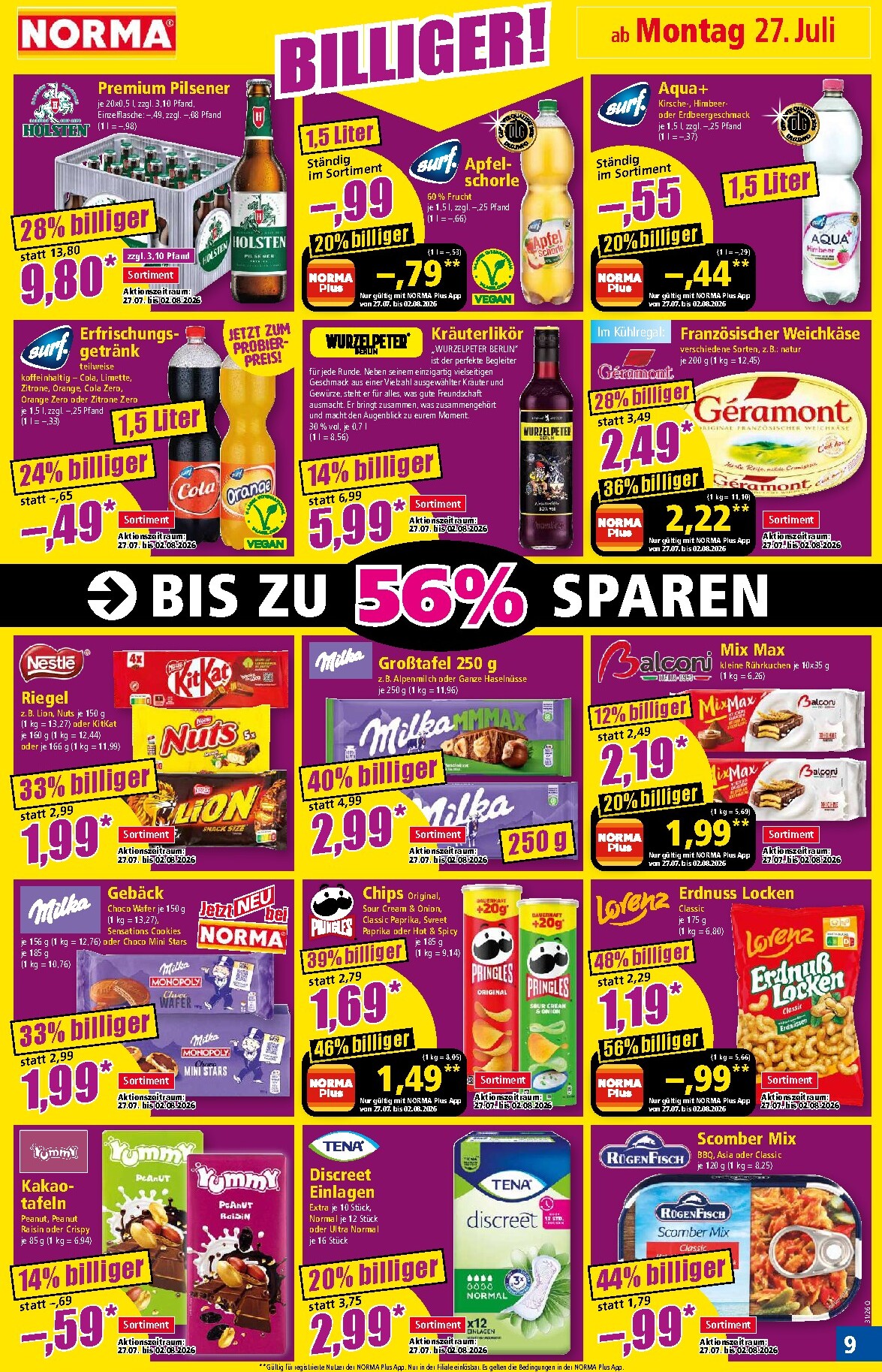 norma - Norma Prospekt nächste Woche – von Montag 27.07.2026 bis Samstag 01.08.2026 - page: 8