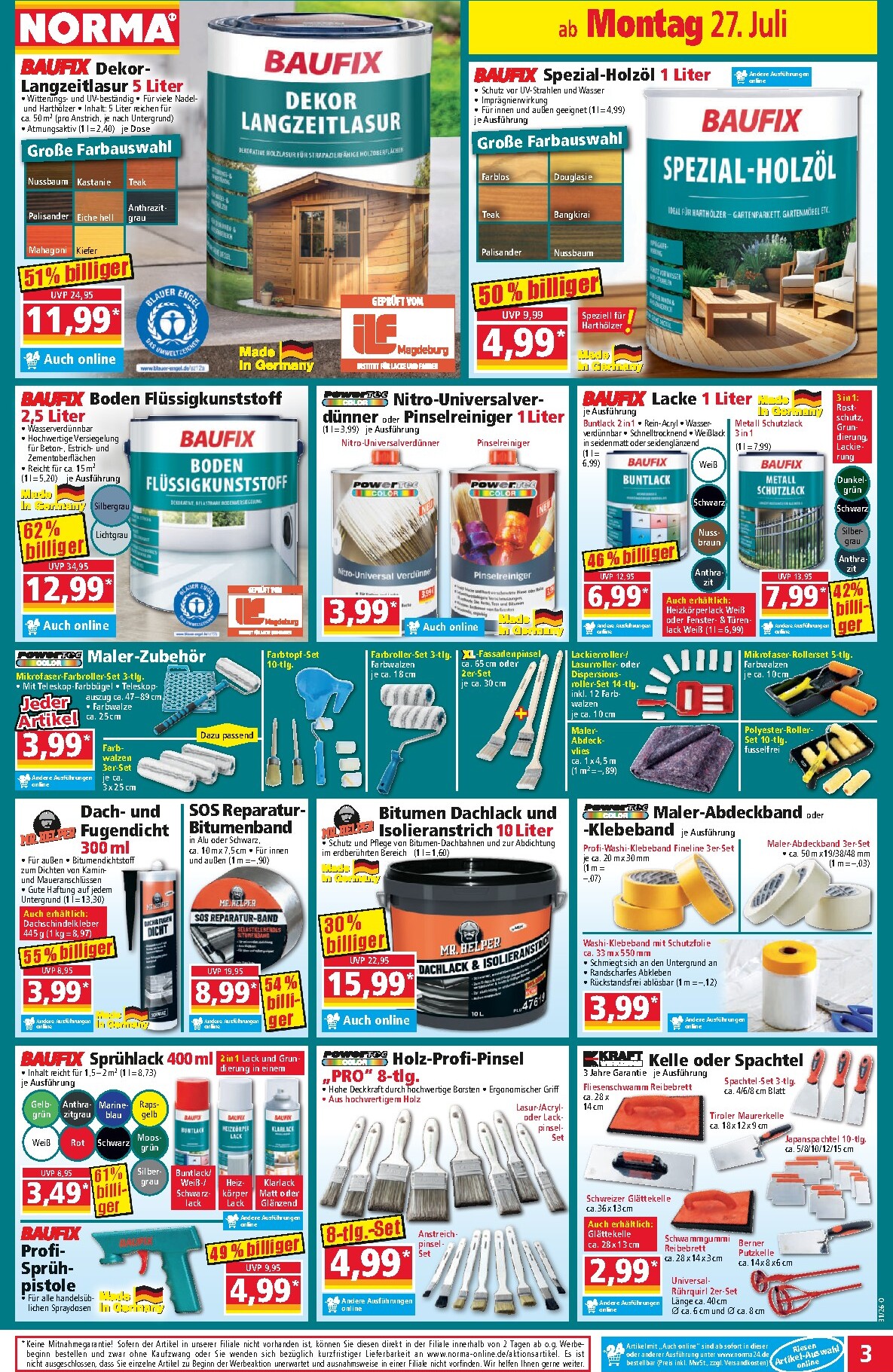 norma - Norma Prospekt nächste Woche – von Montag 27.07.2026 bis Samstag 01.08.2026 - page: 3