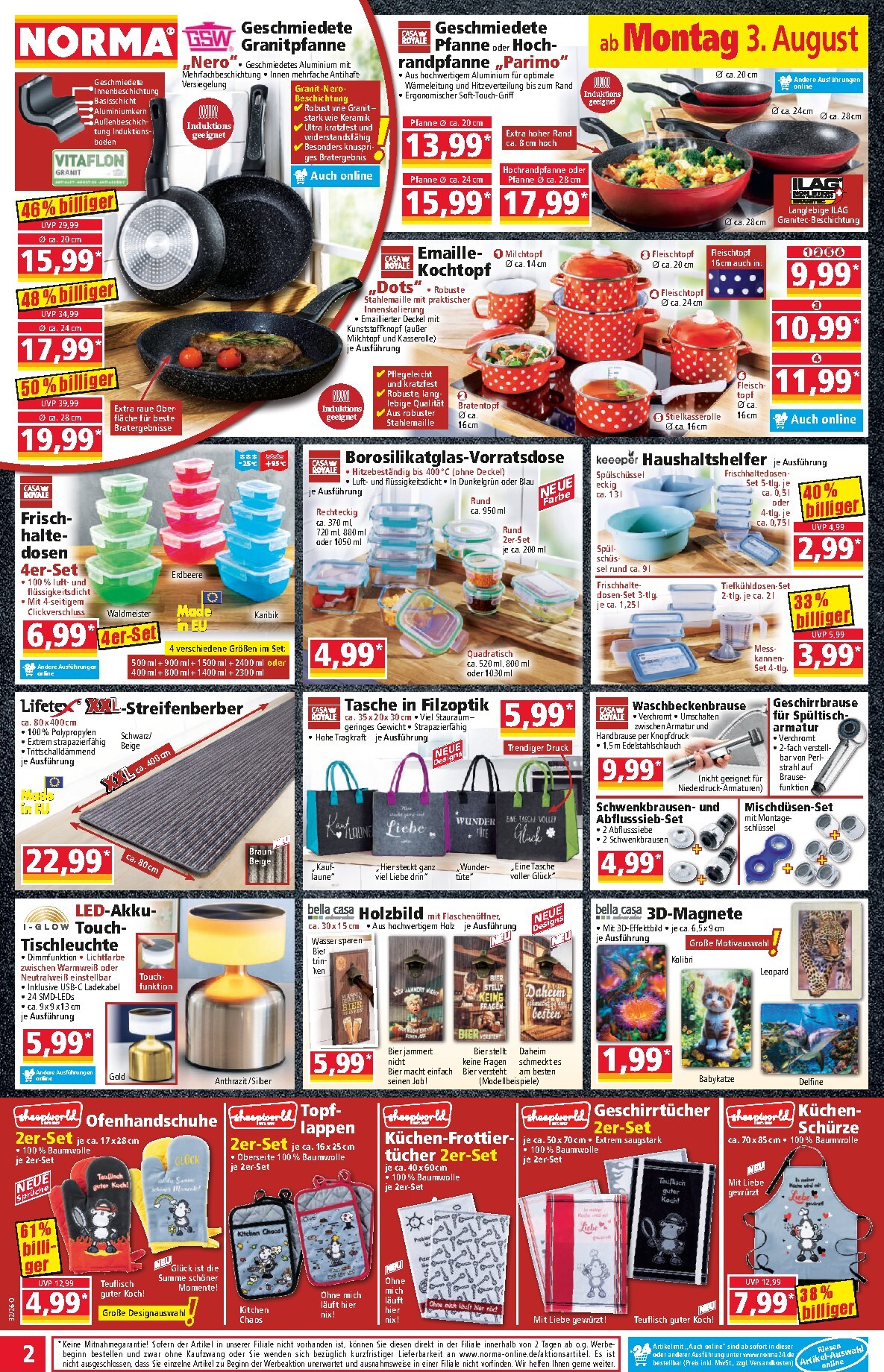 norma - Norma Prospekt nächste Woche – von Montag 03.08.2026 bis Samstag 08.08.2026 - page: 2