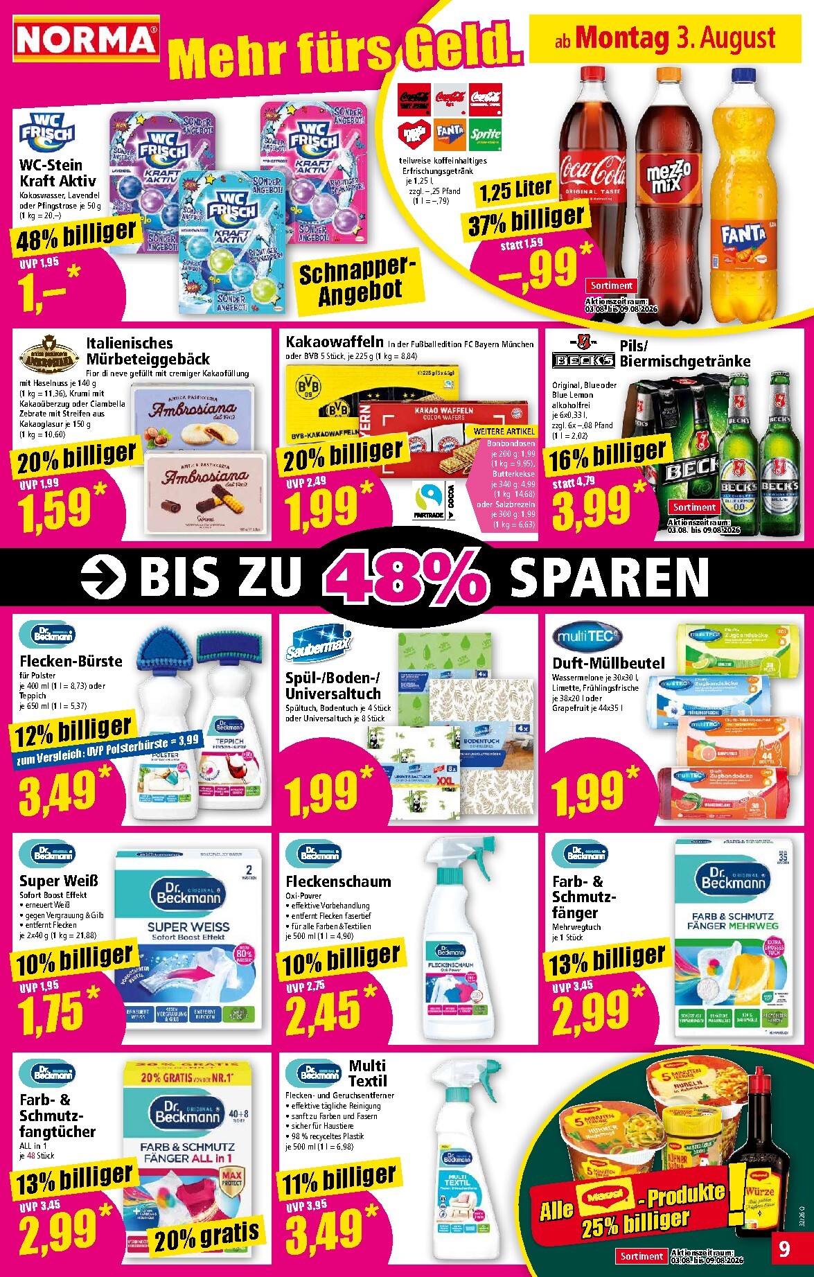 norma - Norma Prospekt nächste Woche – von Montag 03.08.2026 bis Samstag 08.08.2026 - page: 9