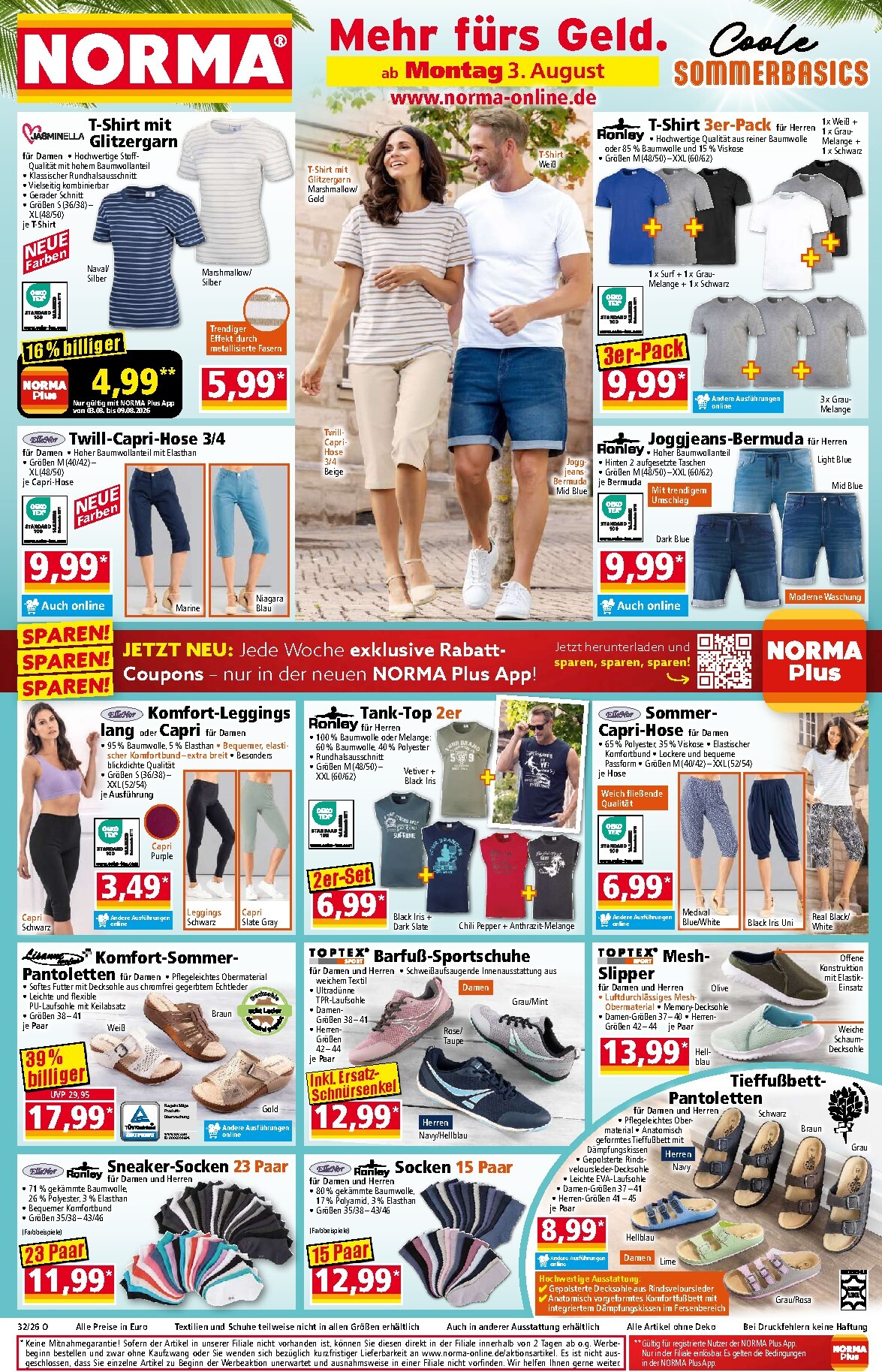 norma - Norma Prospekt nächste Woche – von Montag 03.08.2026 bis Samstag 08.08.2026 - page: 1