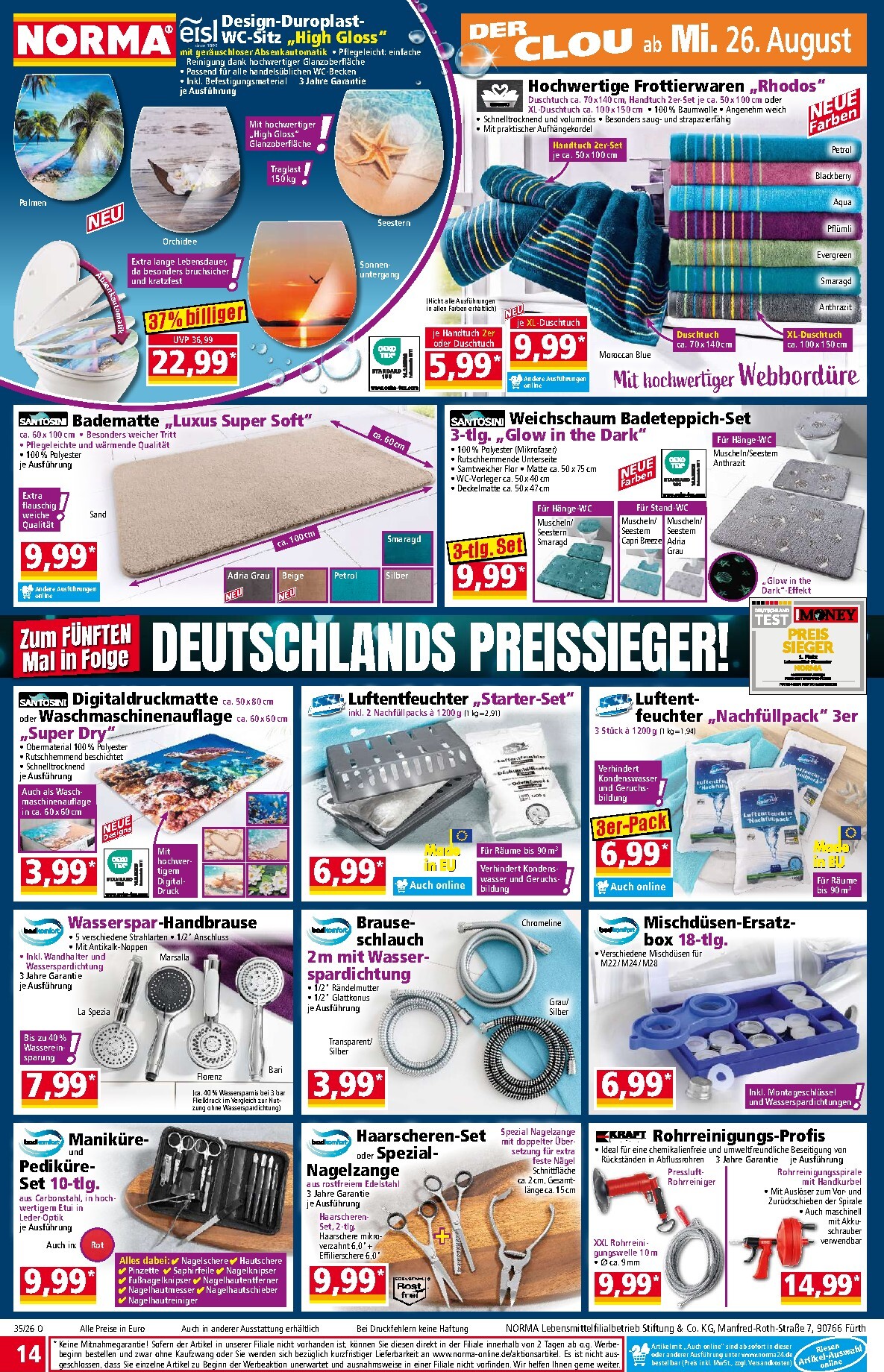 norma - Norma Prospekt nächste Woche – von Montag 24.08.2026 bis Samstag 29.08.2026 - page: 14