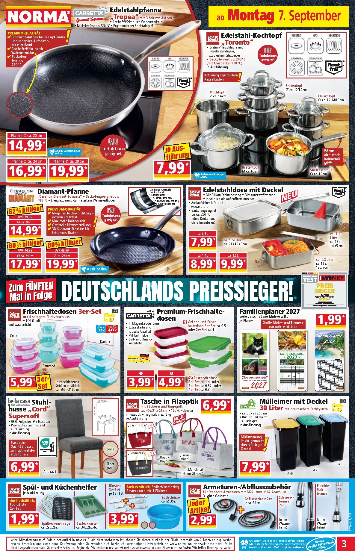 norma - Norma Prospekt nächste Woche – von Montag 07.09.2026 bis Samstag 12.09.2026 - page: 3