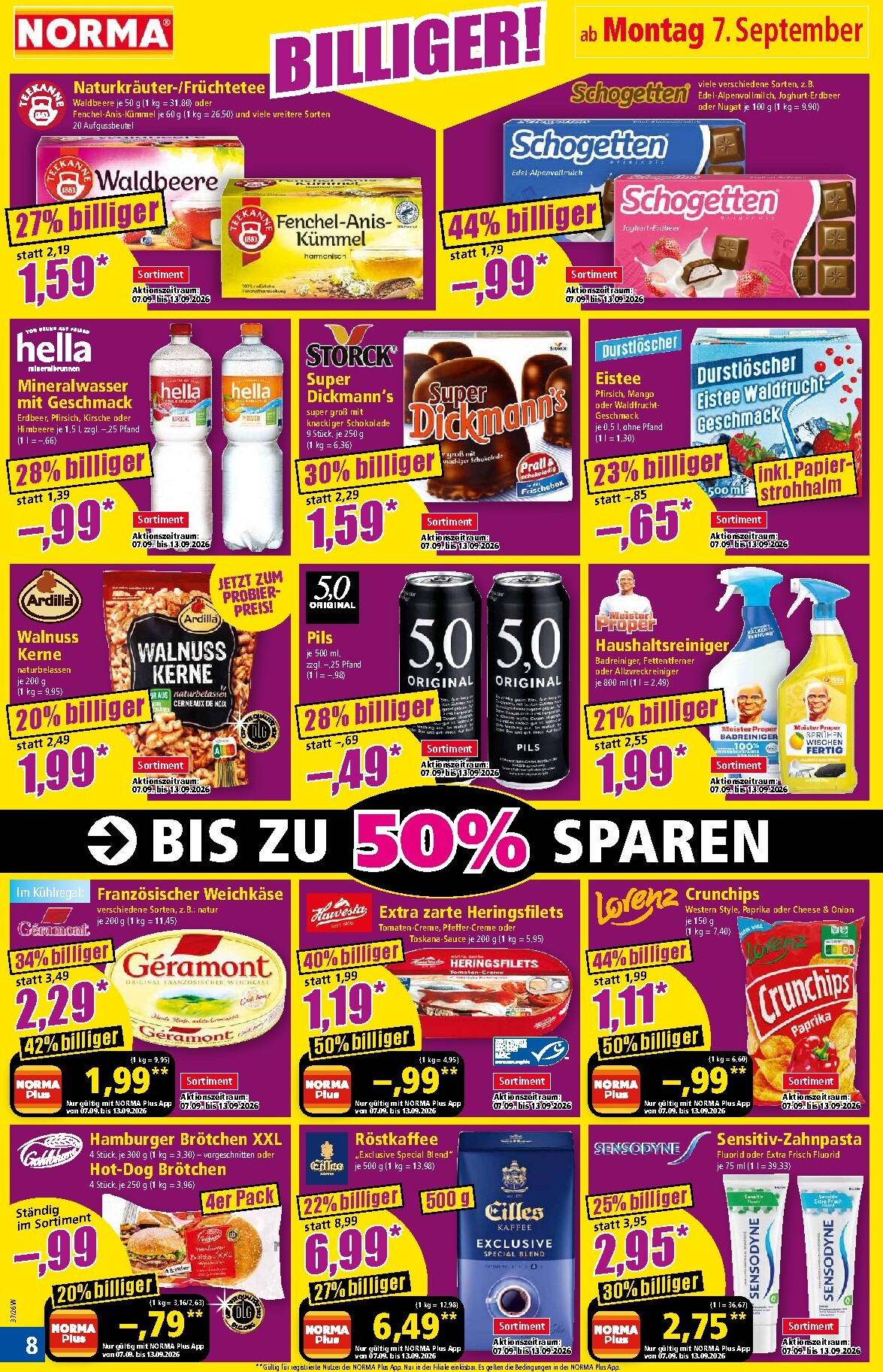 norma - Norma Prospekt nächste Woche – von Montag 07.09.2026 bis Samstag 12.09.2026 - page: 8