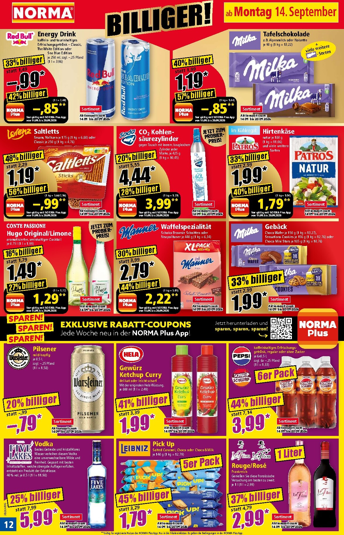 norma - Norma Prospekt nächste Woche – von Montag 14.09.2026 bis Samstag 19.09.2026 - page: 12