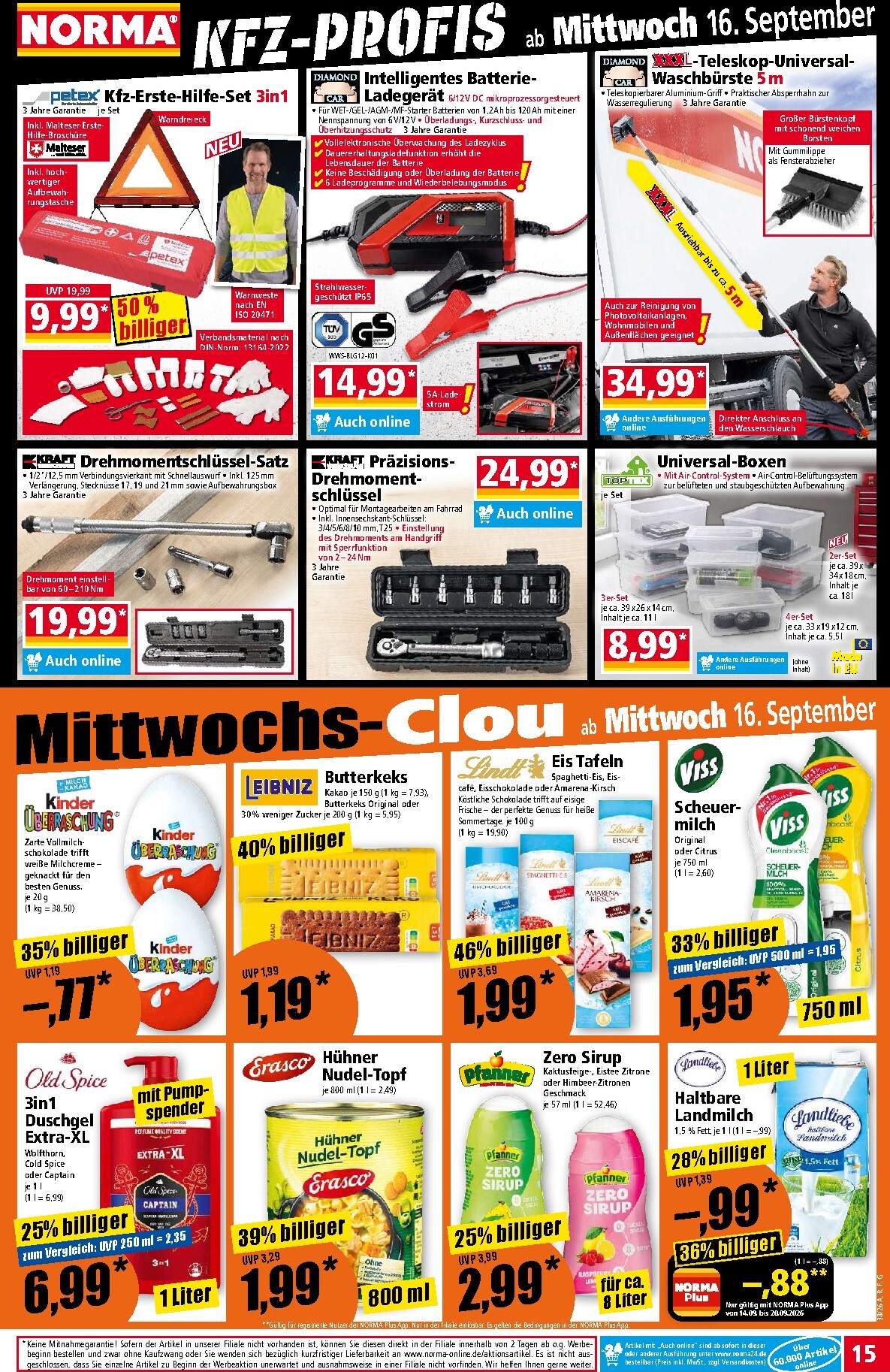 norma - Norma Prospekt nächste Woche – von Montag 14.09.2026 bis Samstag 19.09.2026 - page: 15