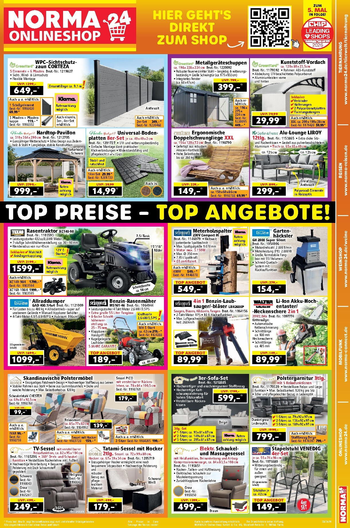 norma - Norma - Onlineshop Prospekt nächste Woche – von Montag 14.09.2026 bis Samstag 19.09.2026