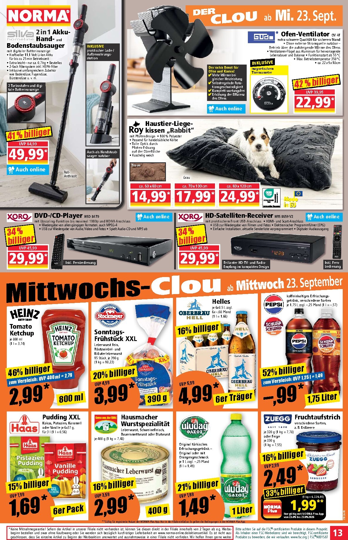 norma - Norma Prospekt nächste Woche – von Montag 21.09.2026 bis Samstag 26.09.2026 - page: 13