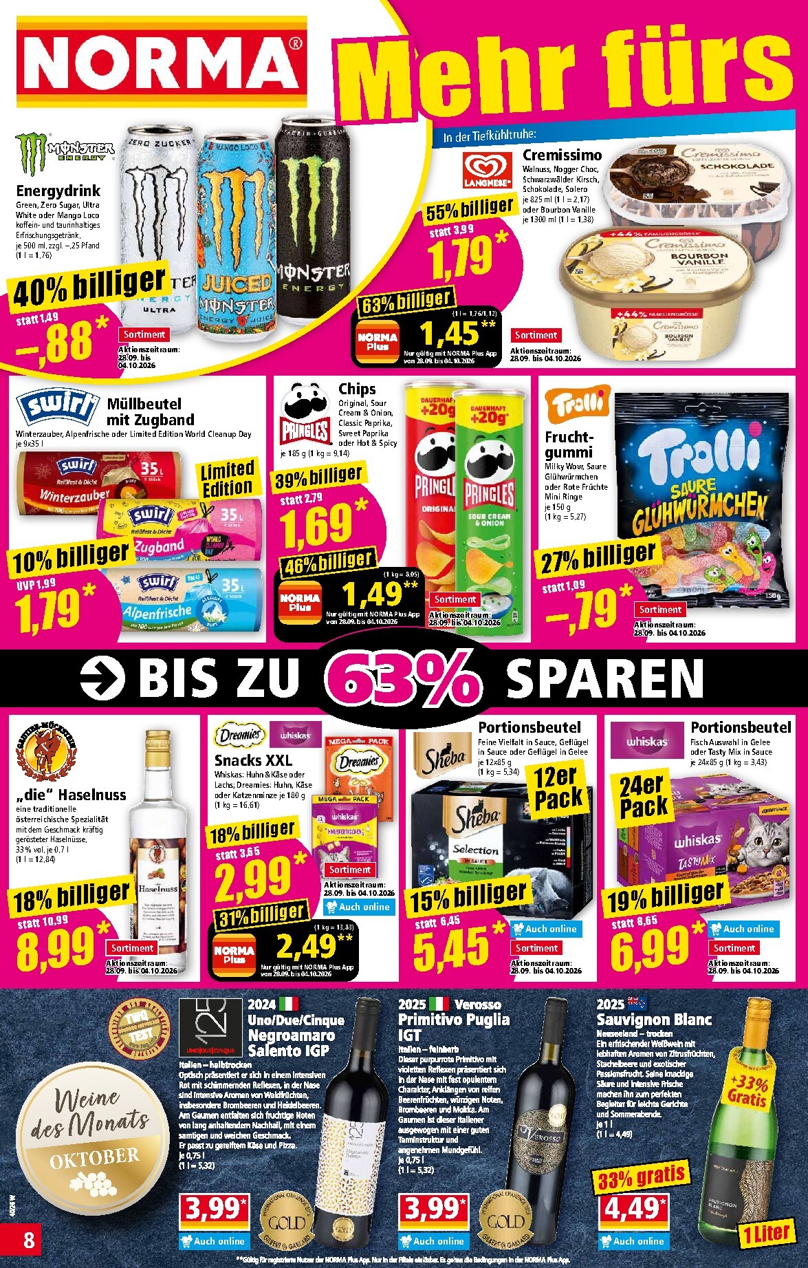 norma - Norma Prospekt nächste Woche – von Montag 28.09.2026 bis Freitag 02.10.2026 - page: 8