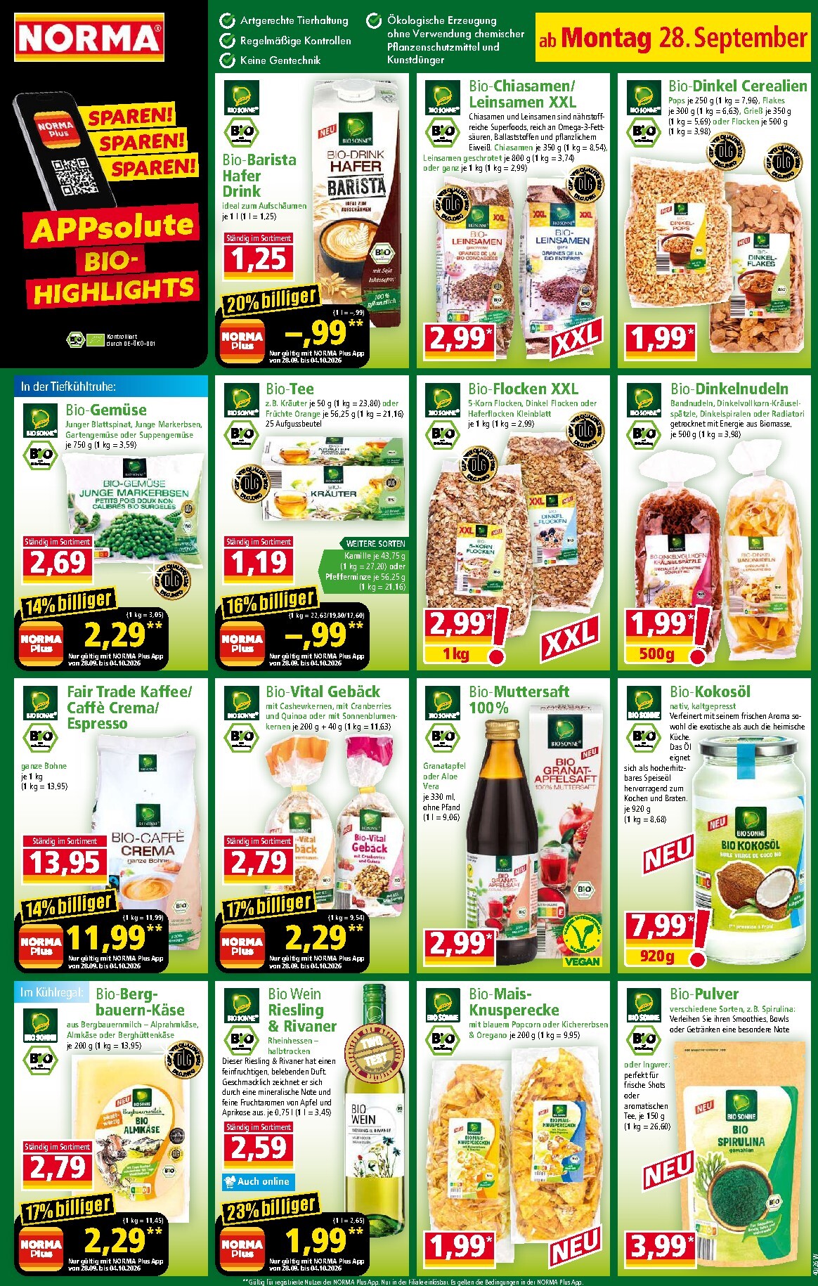 norma - Norma Prospekt nächste Woche – von Montag 28.09.2026 bis Freitag 02.10.2026 - page: 18