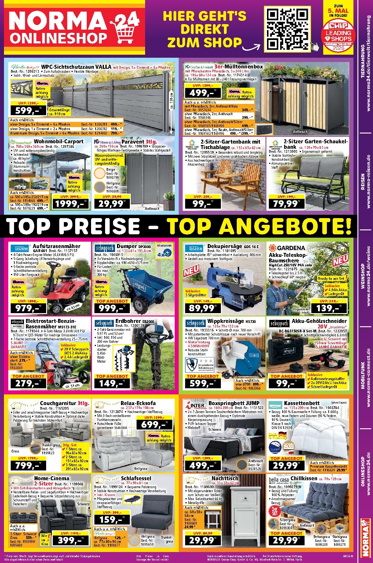norma - Norma Prospekt nächste Woche – von Montag 28.09.2026 bis Freitag 02.10.2026 - page: 19