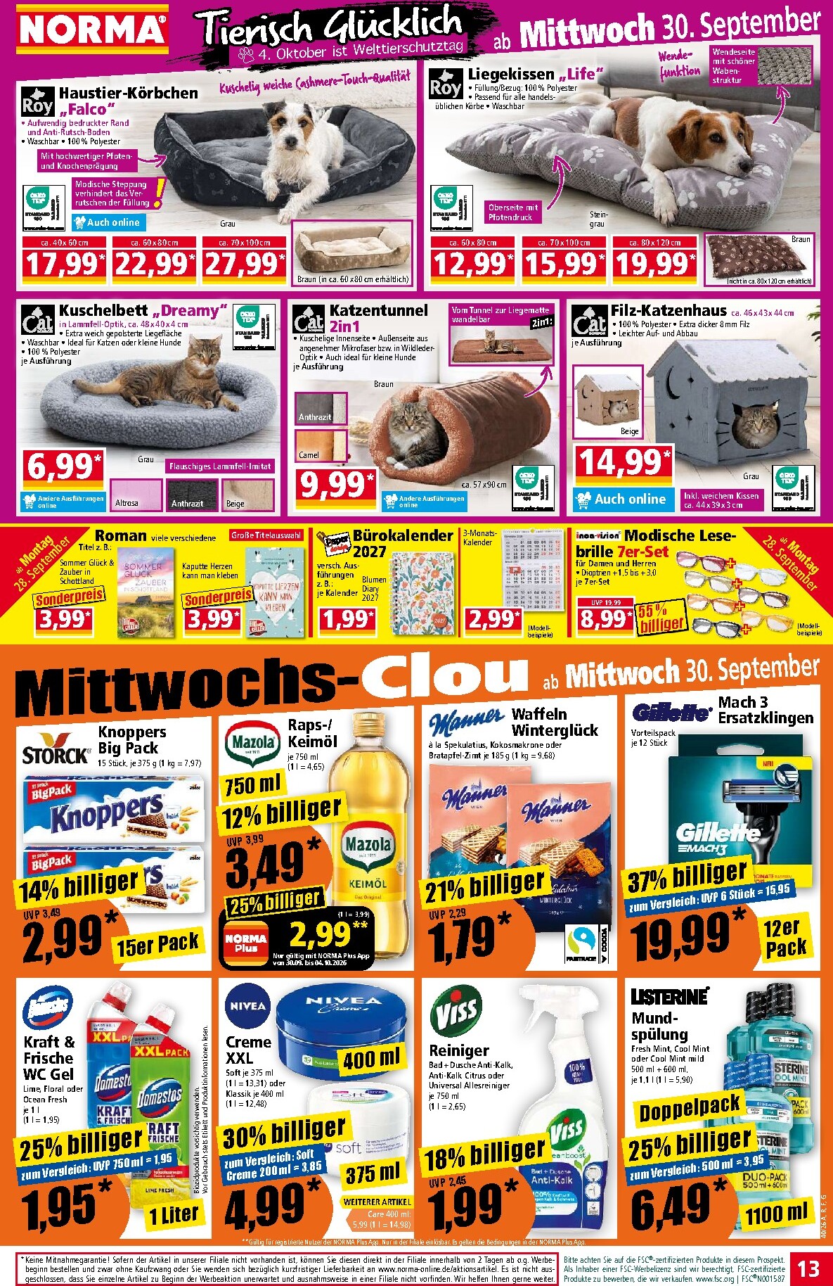 norma - Norma Prospekt nächste Woche – von Montag 28.09.2026 bis Freitag 02.10.2026 - page: 13