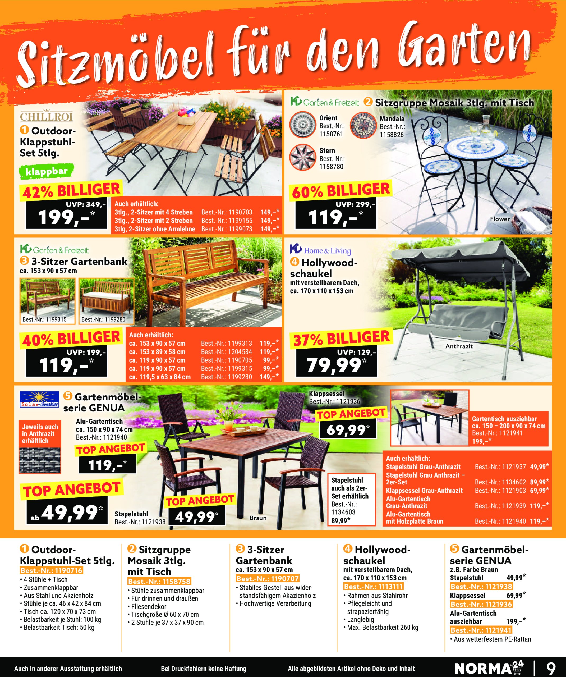 norma - Norma - Bestellmagazin-Prospekt gültig von 01.04. bis 30.04. - page: 9