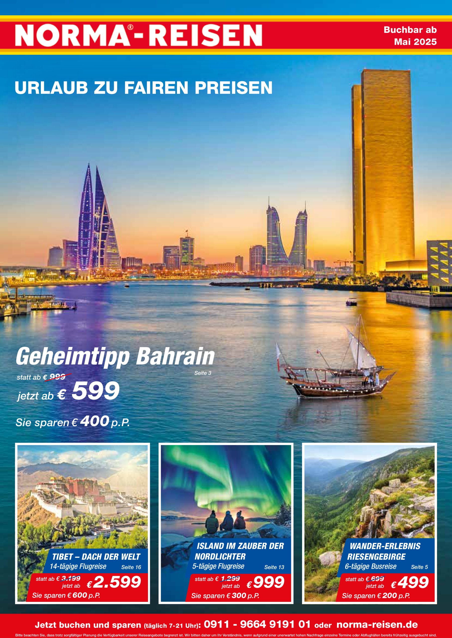 norma - Norma - Reisen-Prospekt gültig von 01.05. bis 31.05.