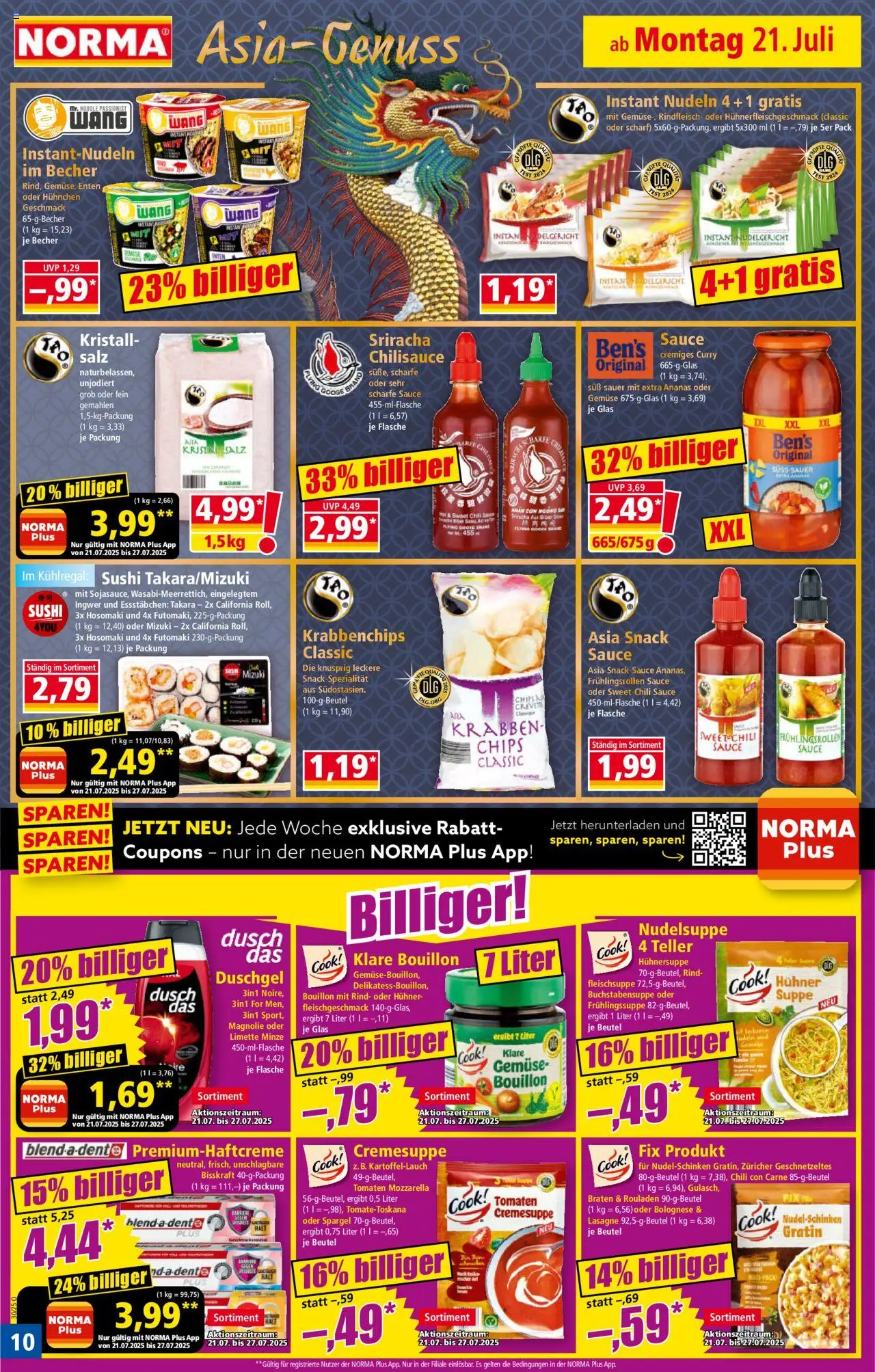 norma - Norma Prospekt der Woche ab 21.07.2025 - 26.07.2025 - page: 10