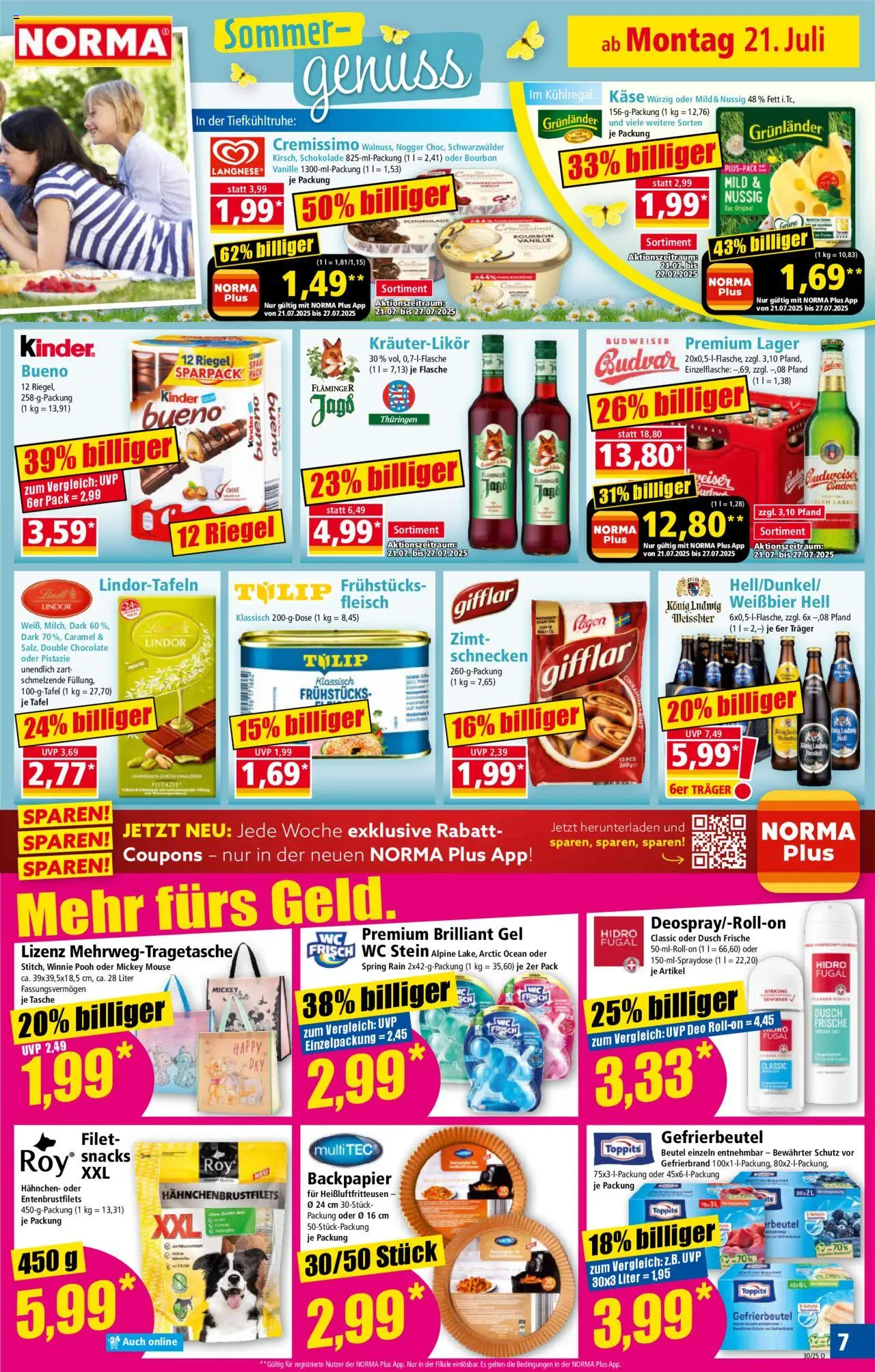 norma - Norma Prospekt der Woche ab 21.07.2025 - 26.07.2025 - page: 7