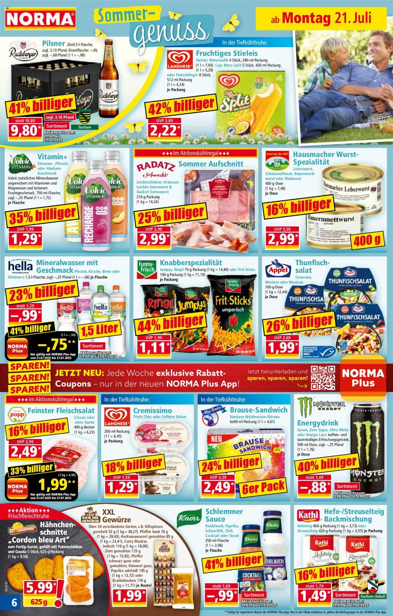 norma - Norma Prospekt der Woche ab 21.07.2025 - 26.07.2025 - page: 6