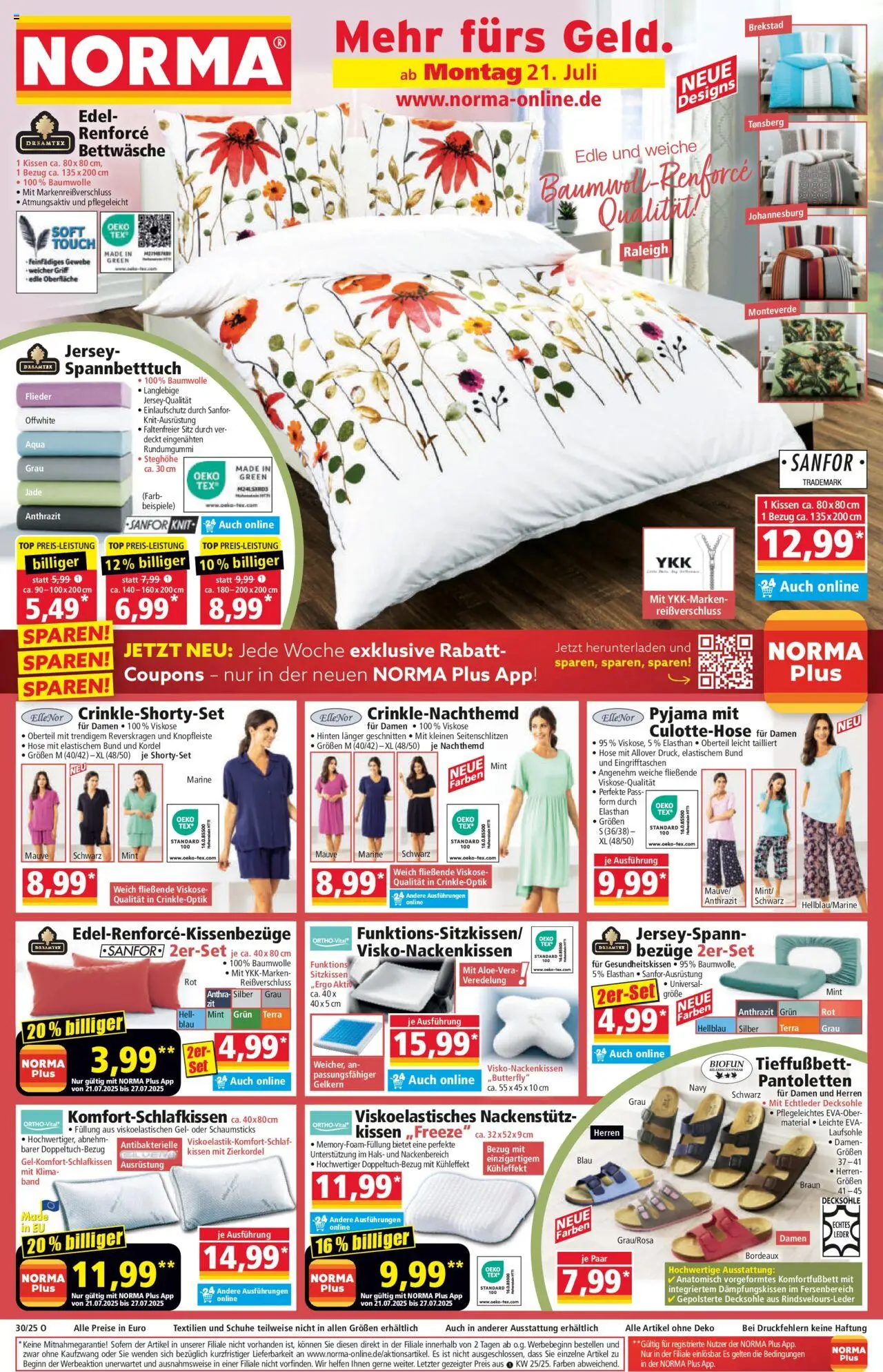 norma - Norma Prospekt der Woche ab 21.07.2025 - 26.07.2025 - page: 1
