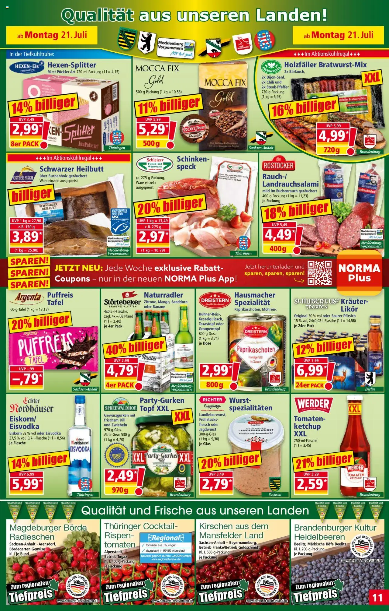 norma - Norma Prospekt der Woche ab 21.07.2025 - 26.07.2025 - page: 11