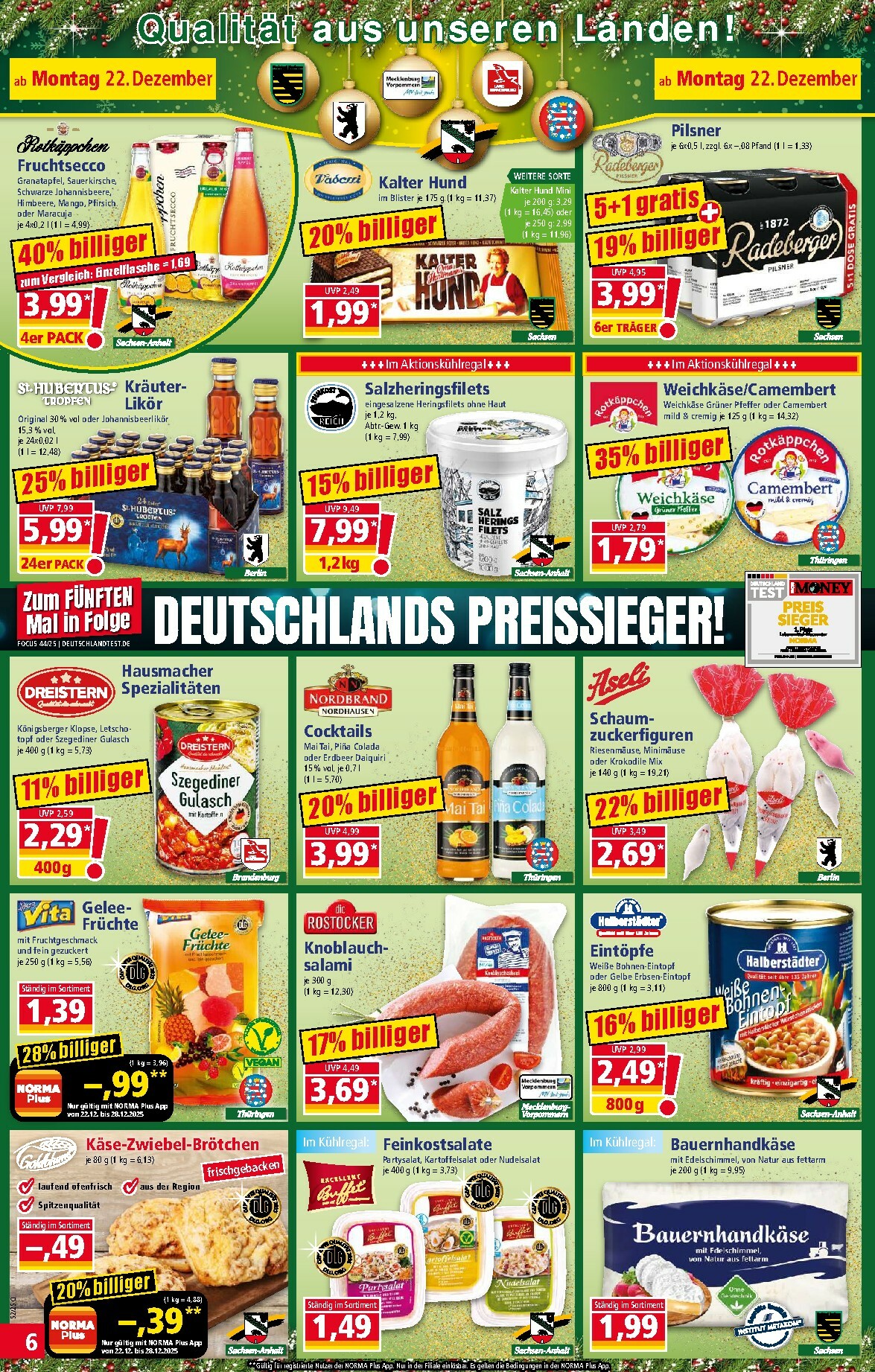 norma - Norma-Prospekt gültig vom 22.12. bis 27.12. - page: 6